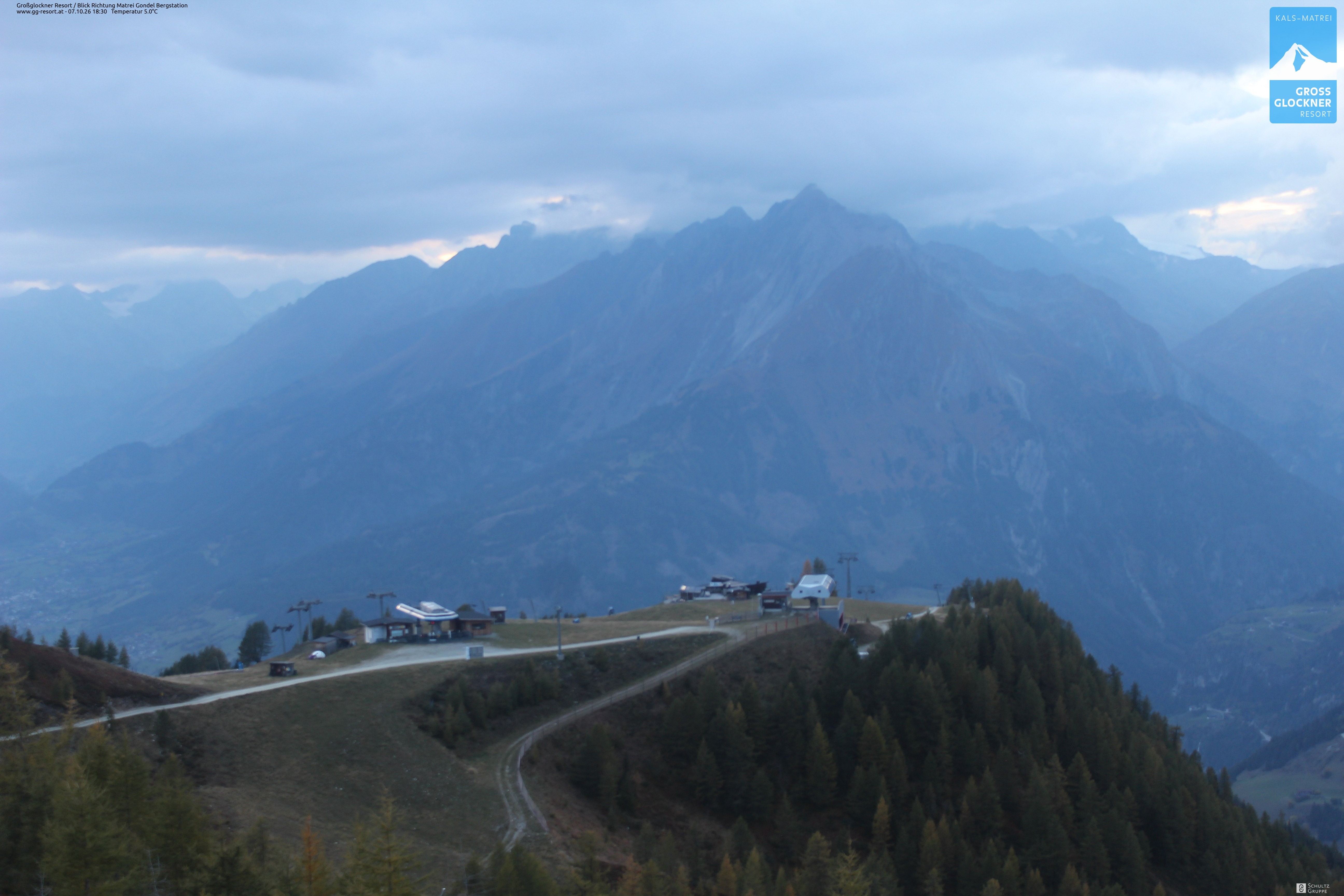Archiv Foto Webcam Goldried-Gondelbahn Bergstation