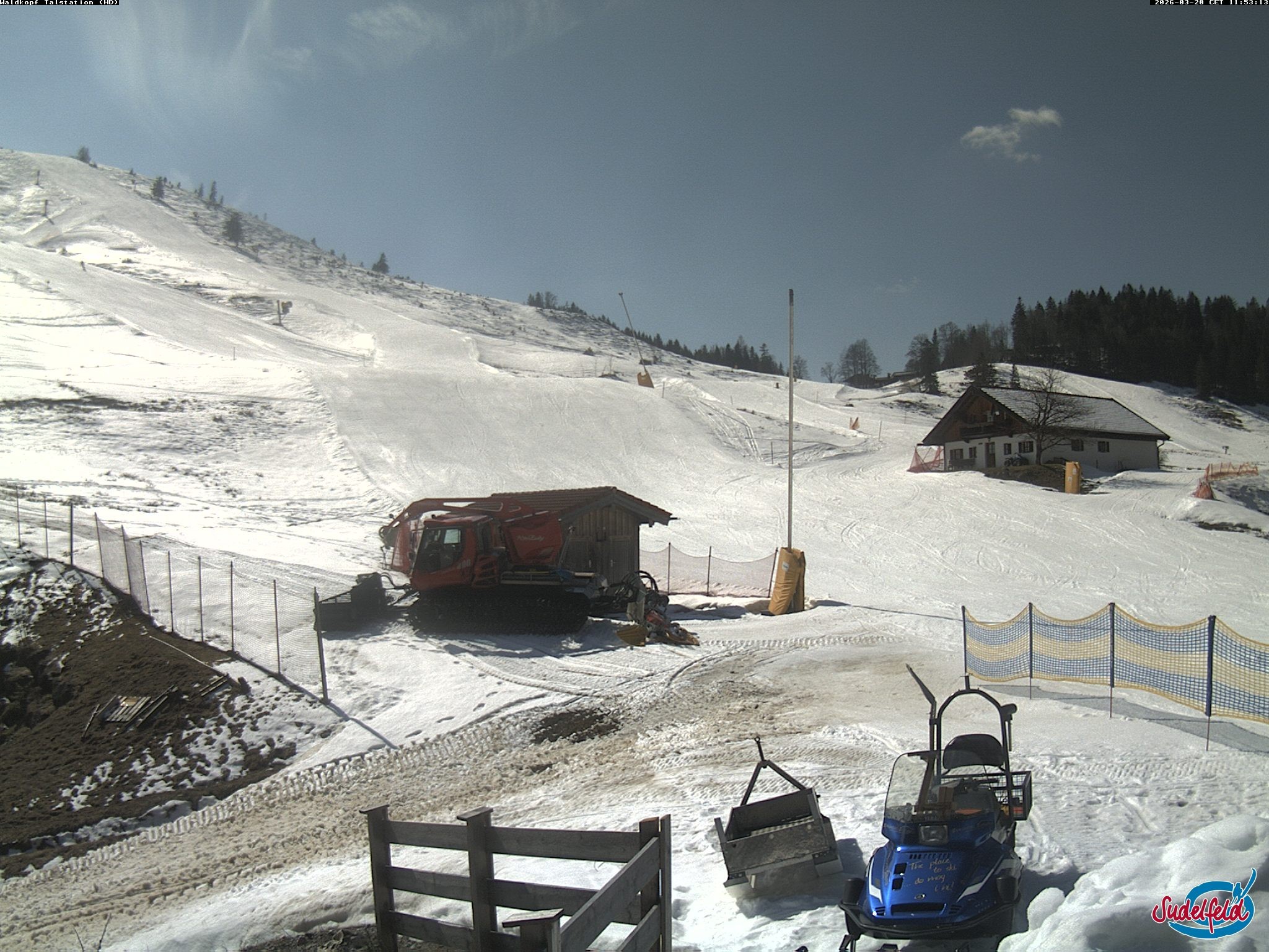 Archiv Foto Webcam Sudelfeld: Waldkopf Talstation