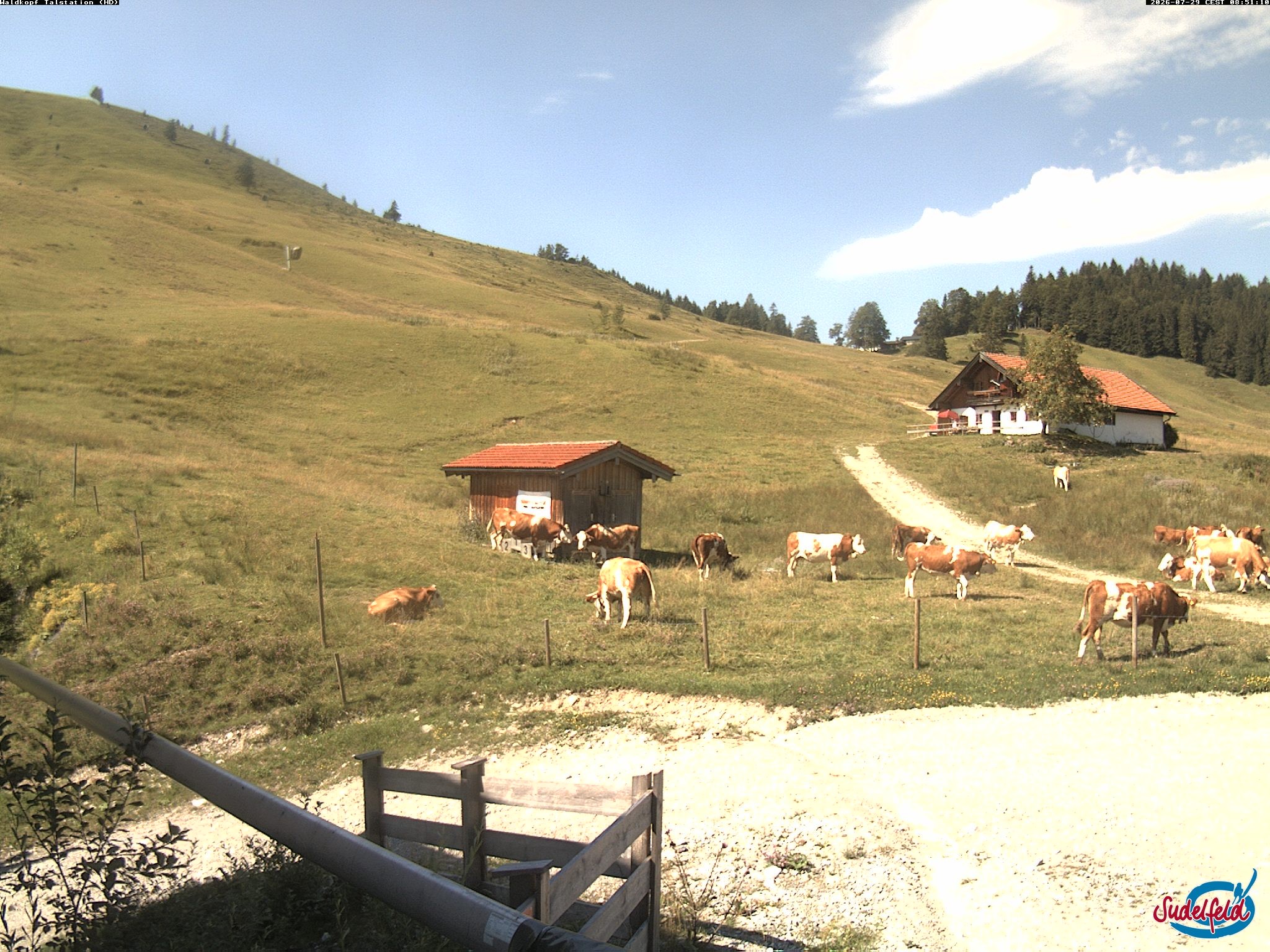 Archiv Foto Webcam Sudelfeld: Waldkopf Talstation