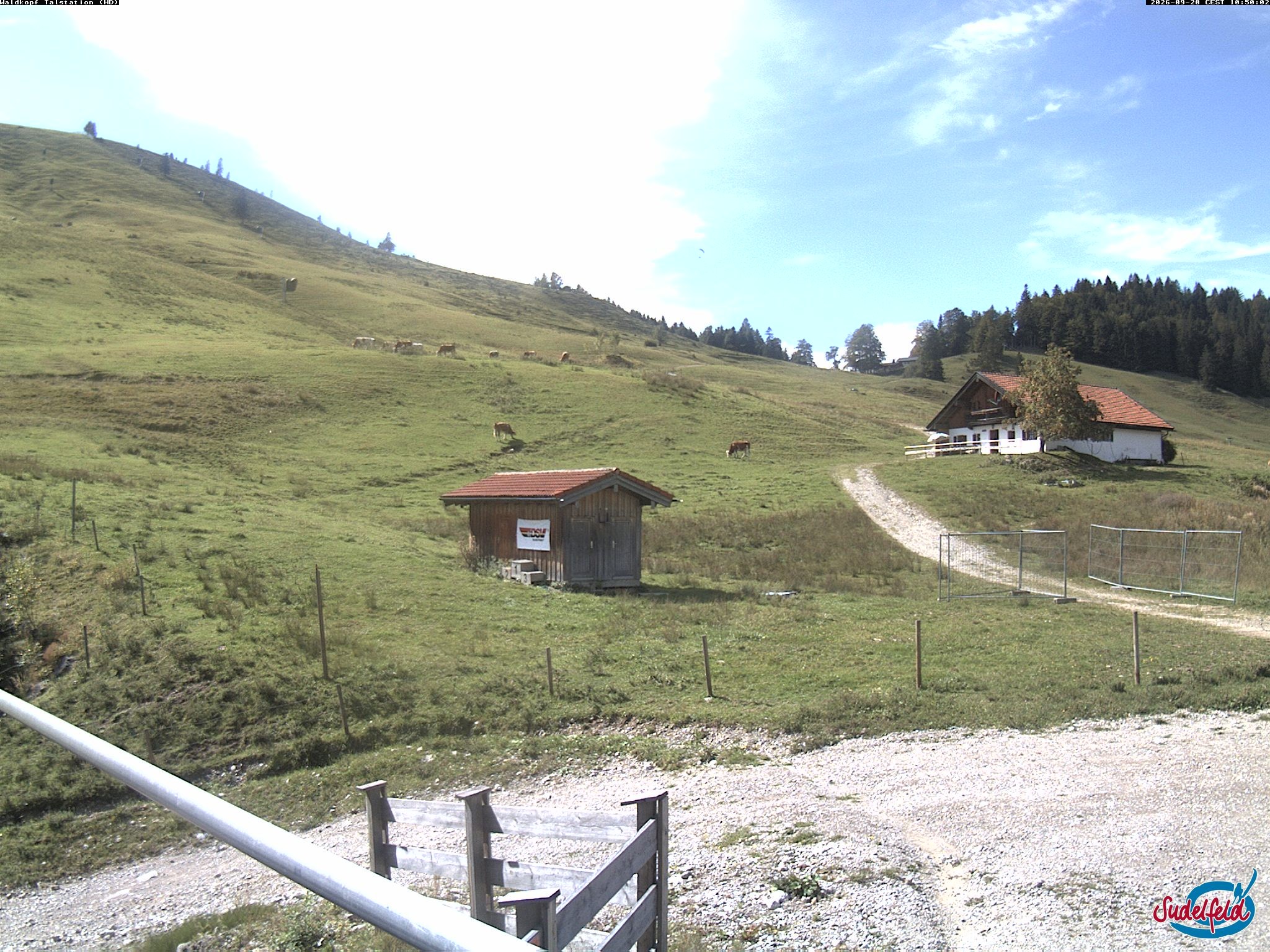 Archiv Foto Webcam Sudelfeld: Waldkopf Talstation