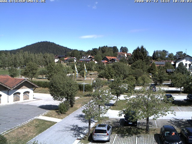 Archived image Webcam Bischofsmais: Town Hall