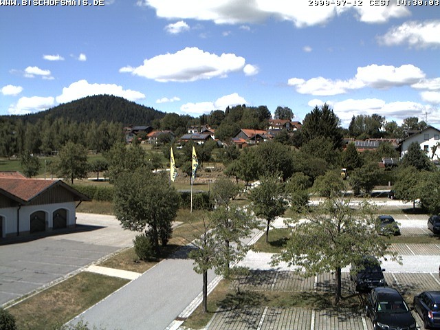 Archived image Webcam Bischofsmais: Town Hall