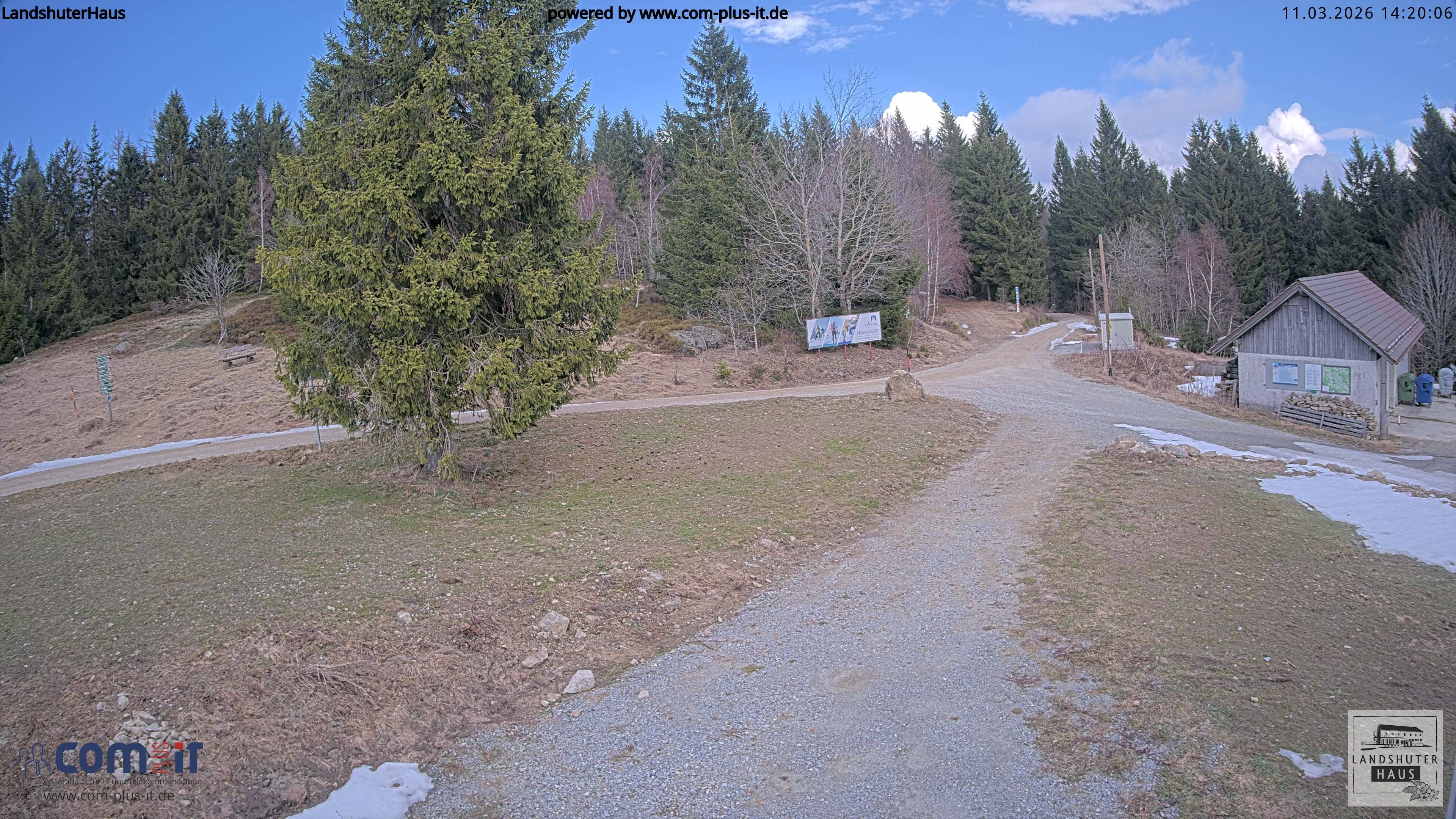 Archiv Foto Webcam Landshuter Haus in Oberbreitenau bei Bischofsmais