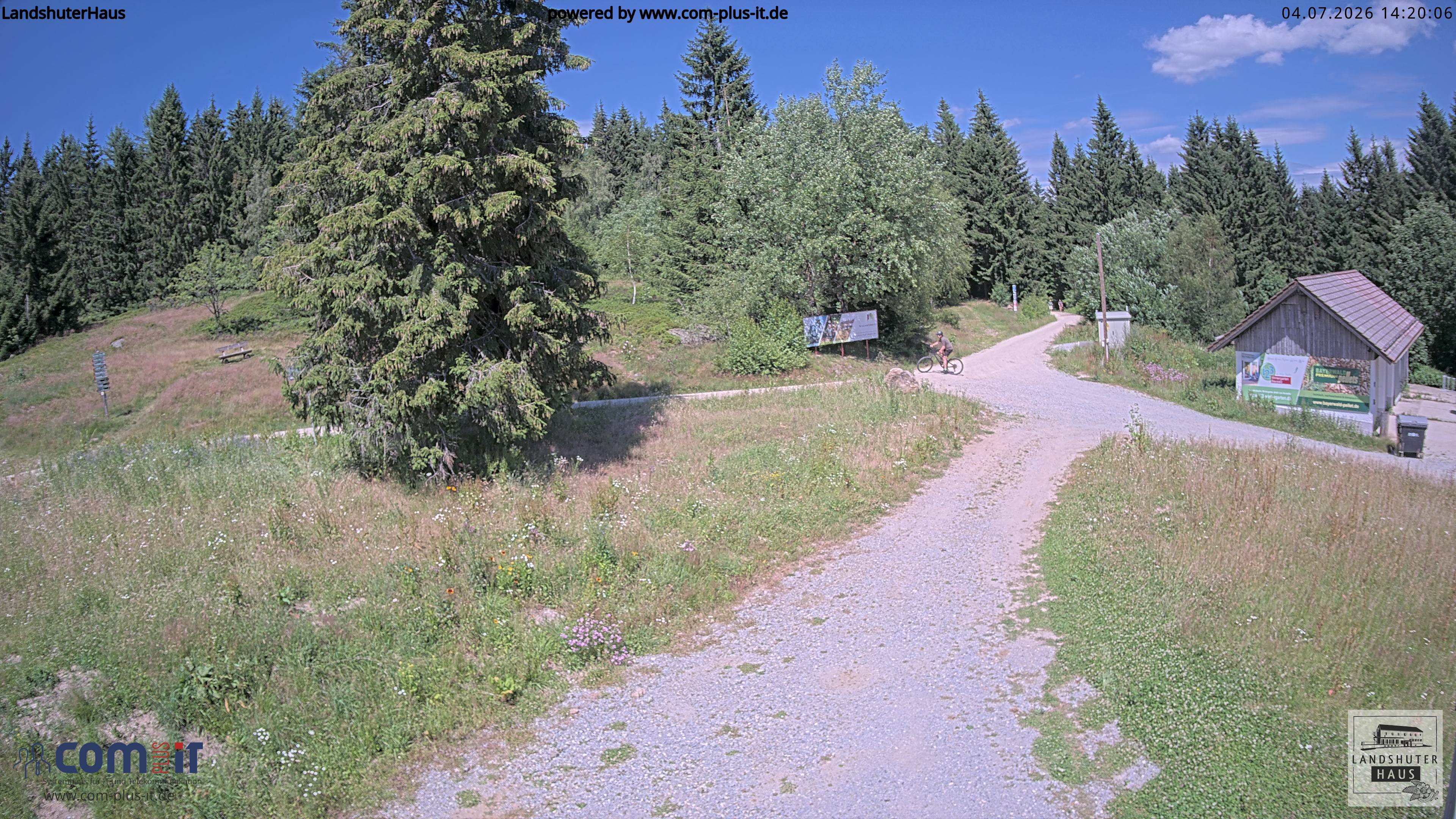 Archiv Foto Webcam Landshuter Haus in Oberbreitenau bei Bischofsmais