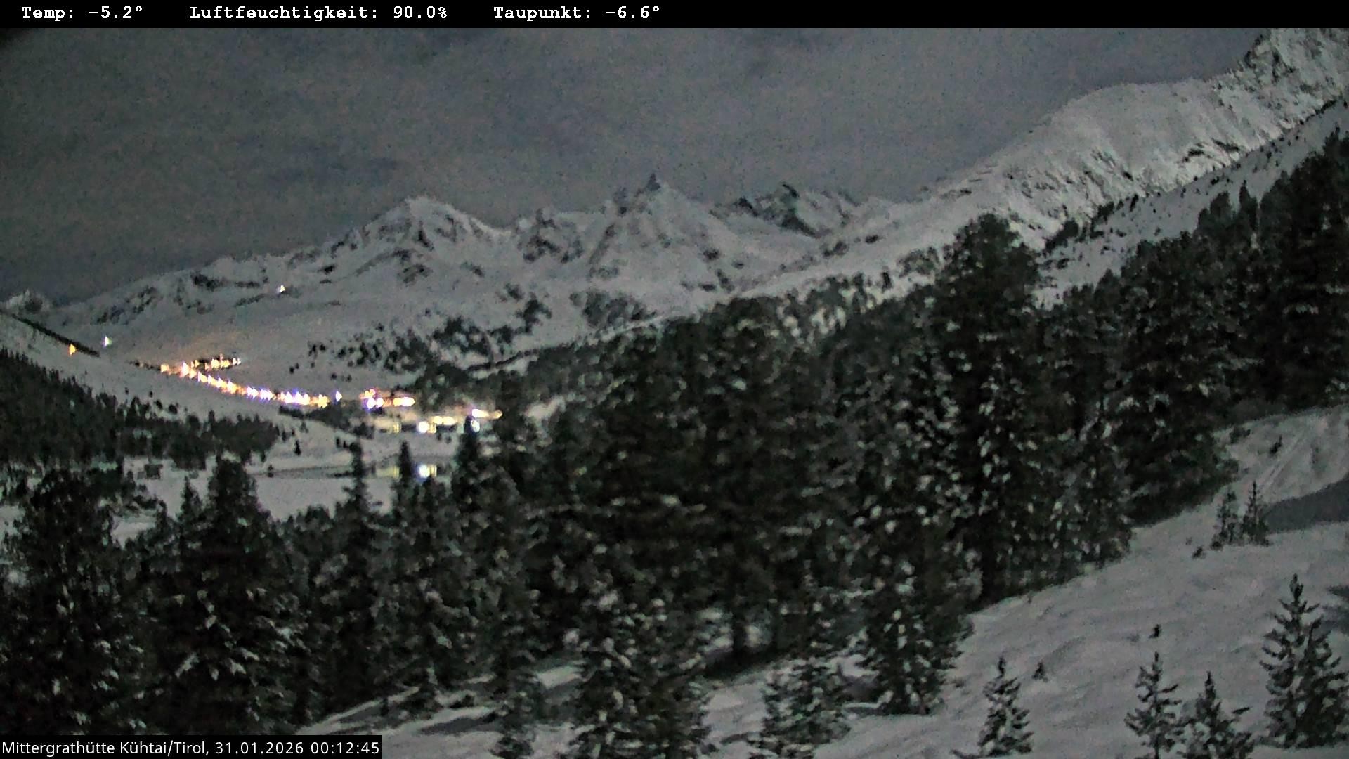 Archiv Foto Webcam Mittergrathütte in Tirol