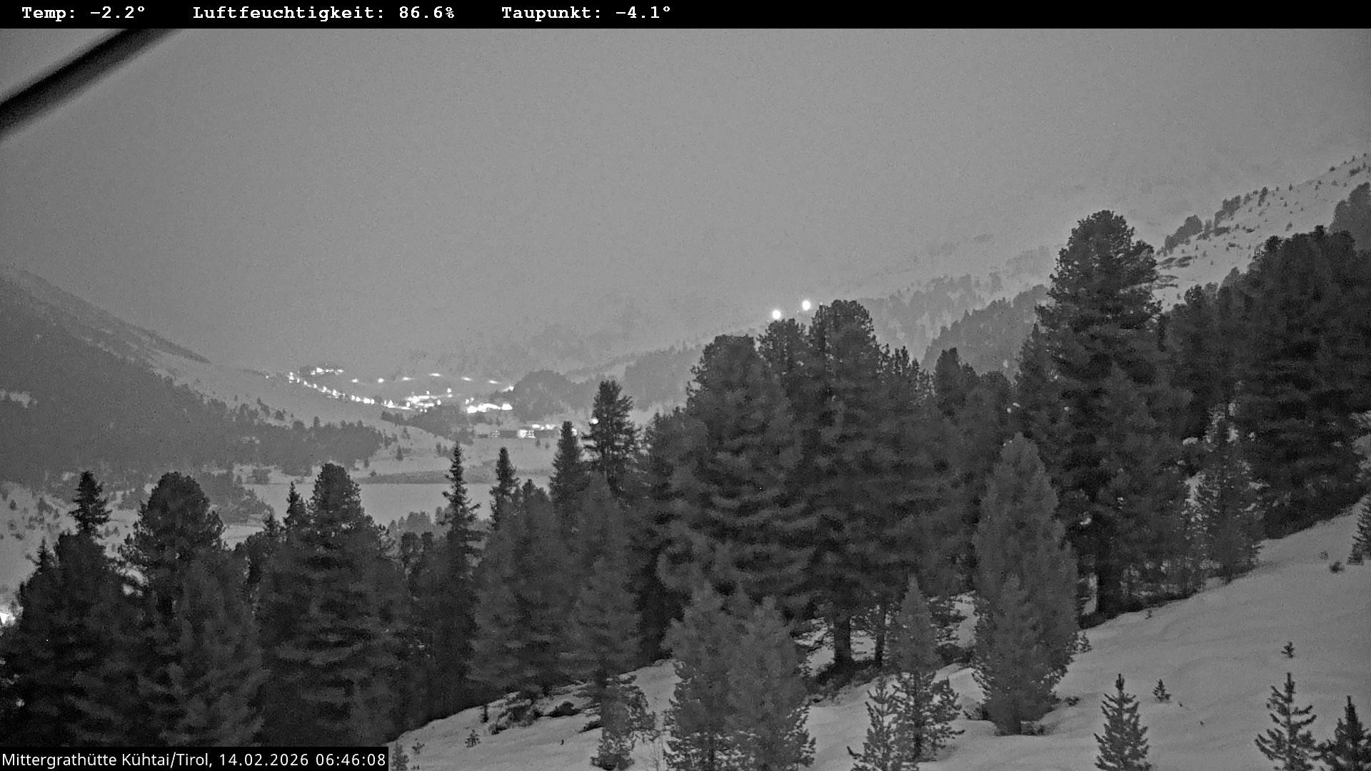 Archiv Foto Webcam Mittergrathütte in Tirol