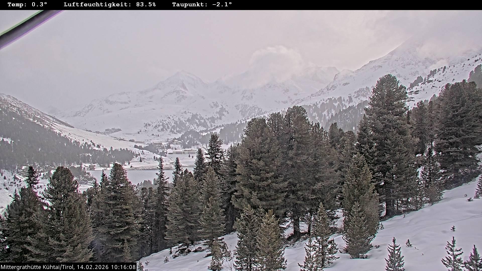 Archiv Foto Webcam Mittergrathütte in Tirol