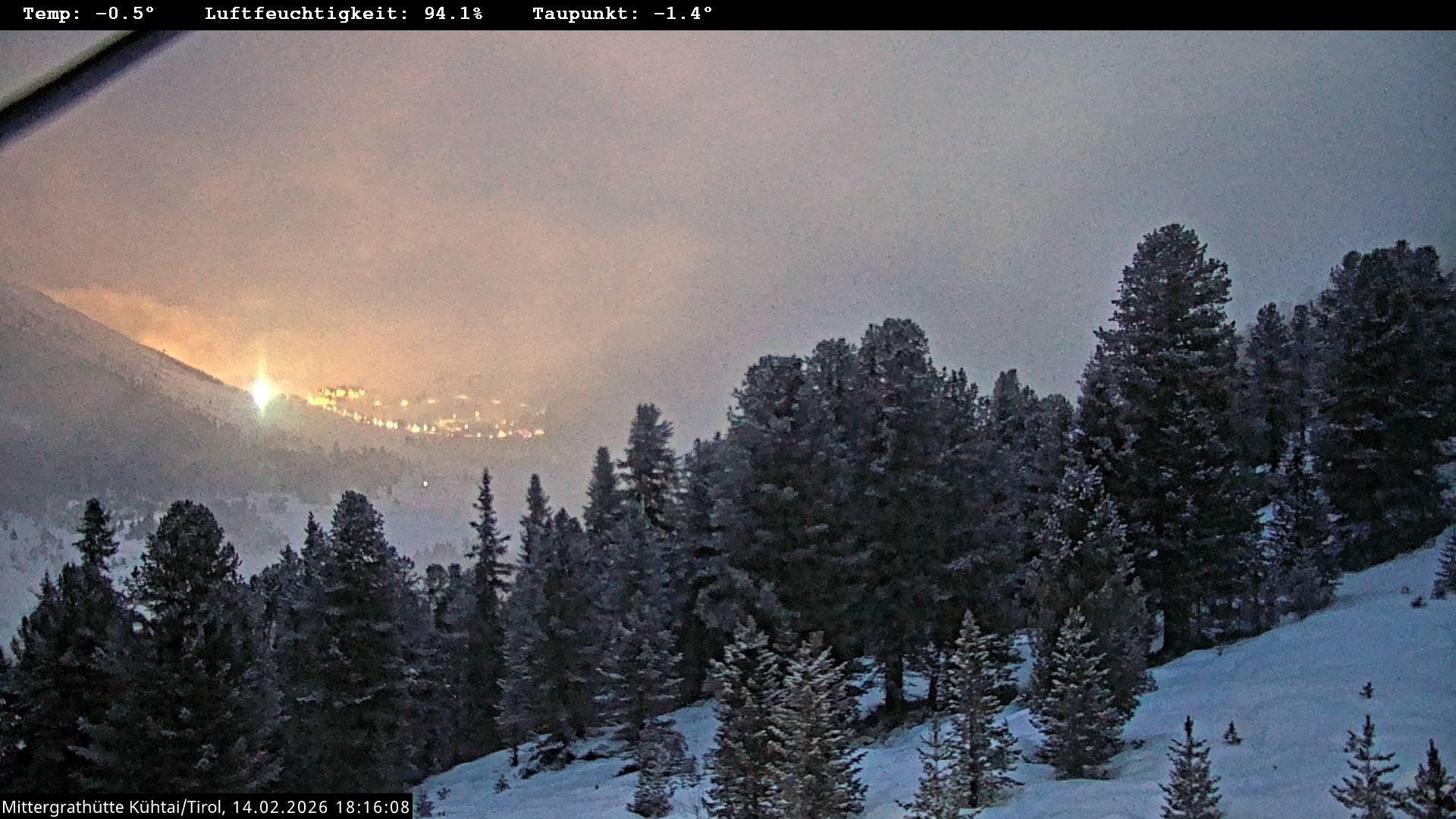 Archiv Foto Webcam Mittergrathütte in Tirol