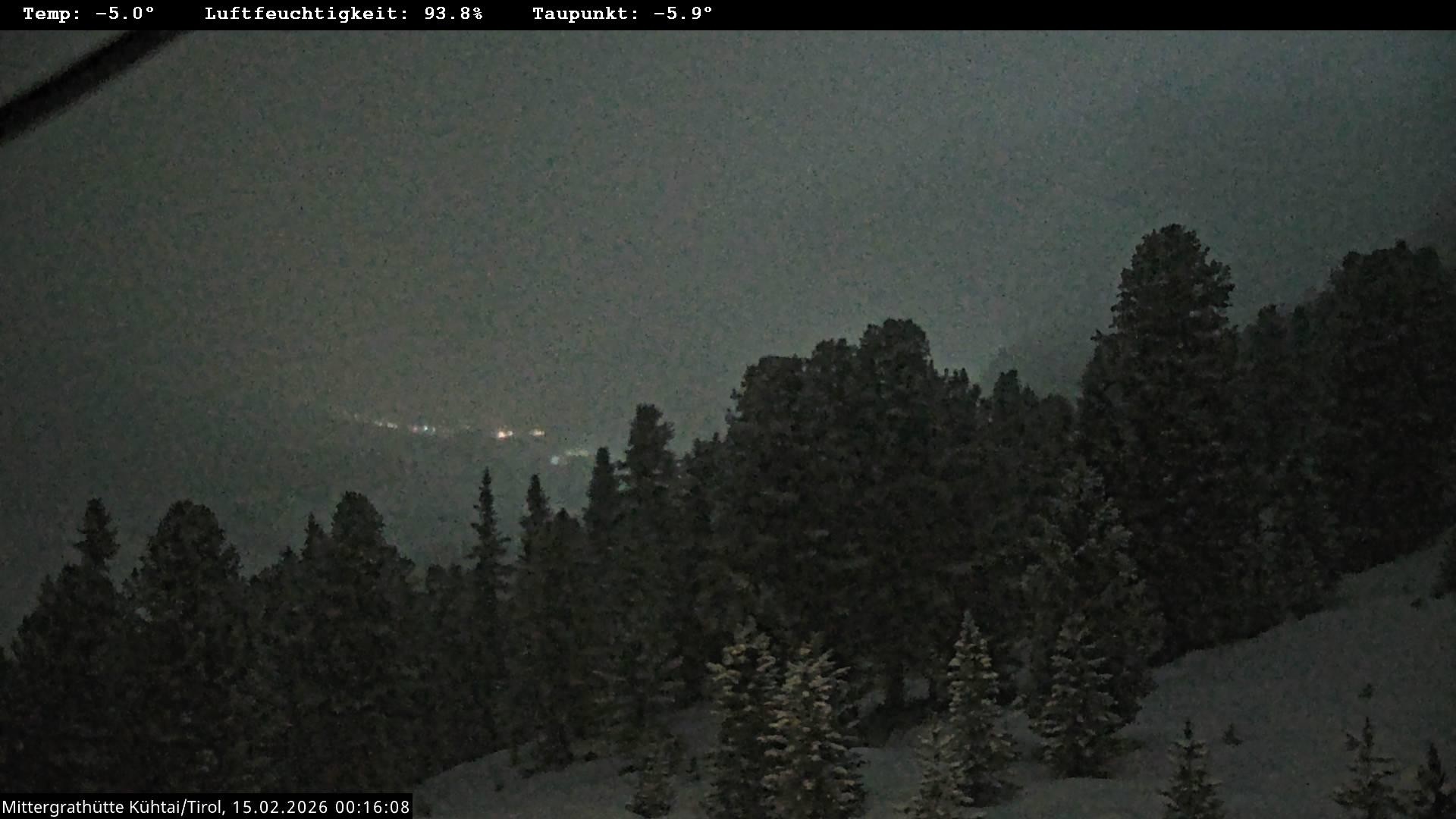 Archiv Foto Webcam Mittergrathütte in Tirol