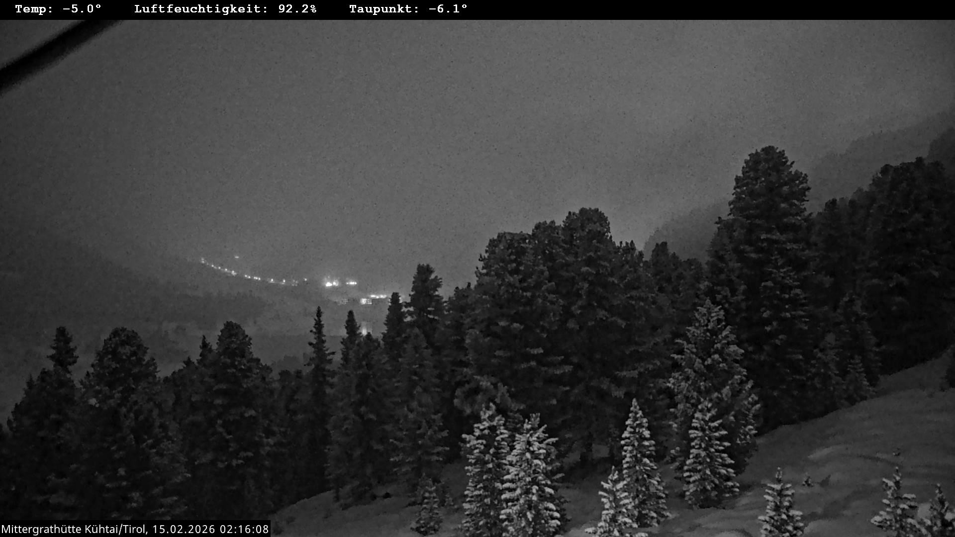 Archiv Foto Webcam Mittergrathütte in Tirol