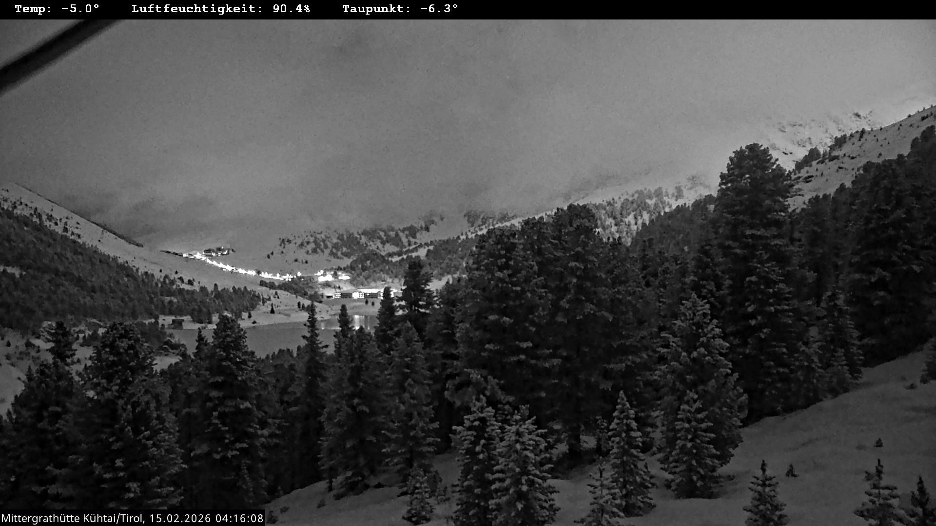 Archiv Foto Webcam Mittergrathütte in Tirol