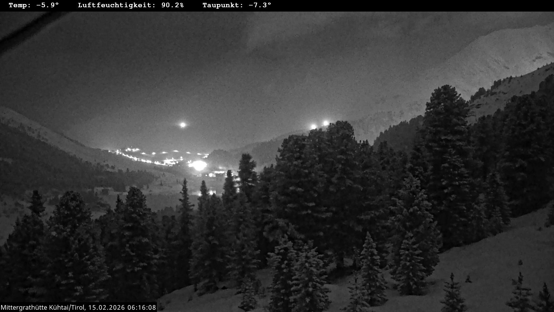 Archiv Foto Webcam Mittergrathütte in Tirol