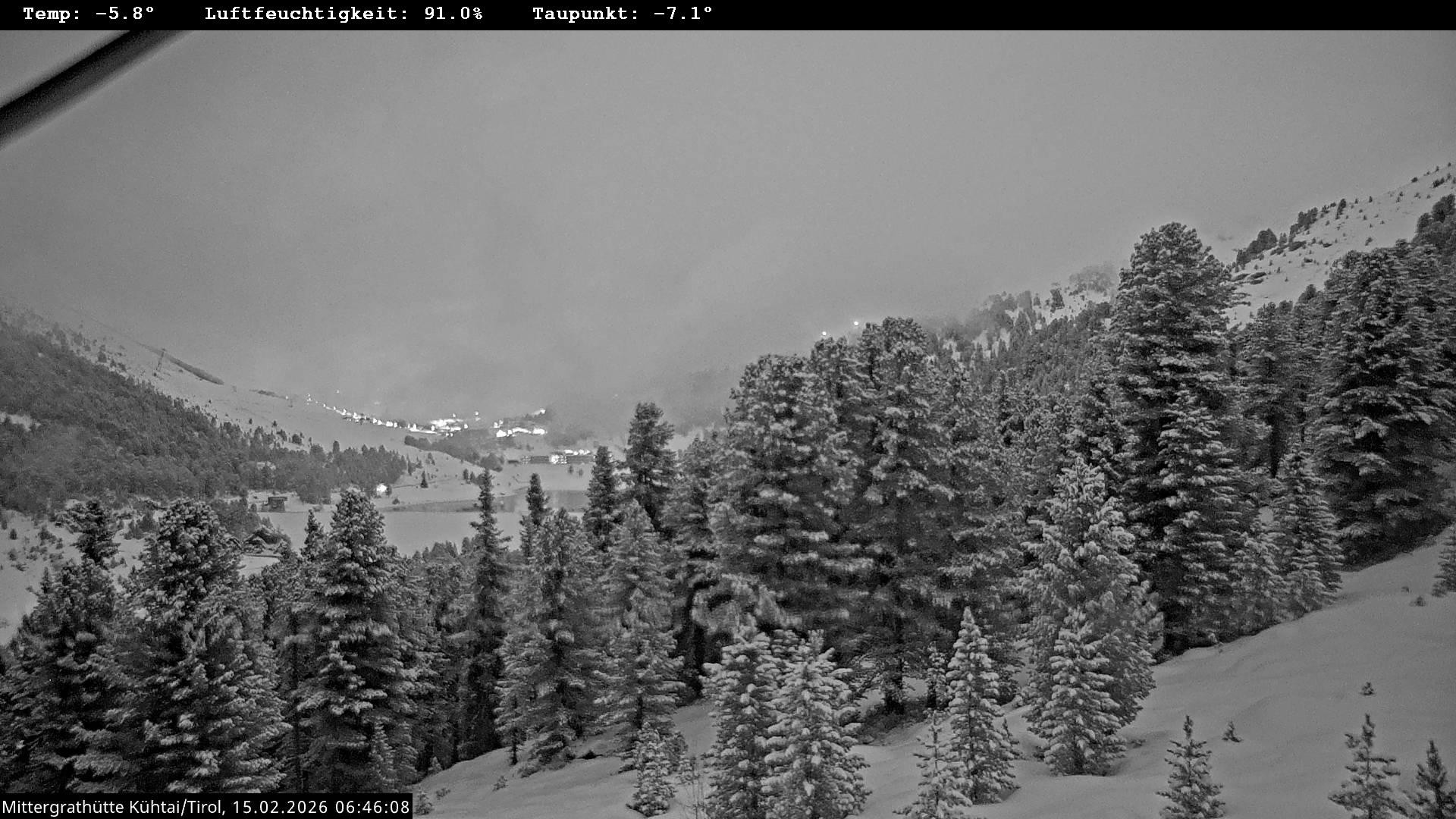 Archiv Foto Webcam Mittergrathütte in Tirol