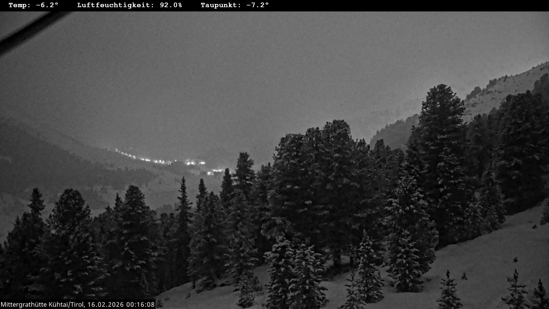 Archiv Foto Webcam Mittergrathütte in Tirol