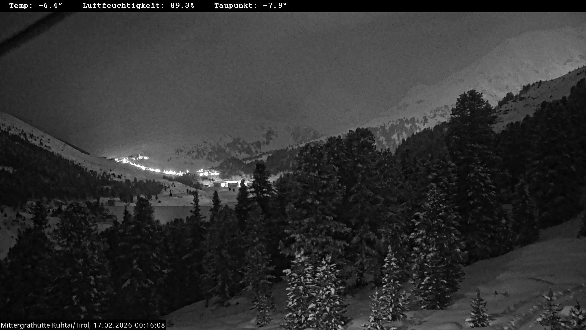 Archiv Foto Webcam Mittergrathütte in Tirol