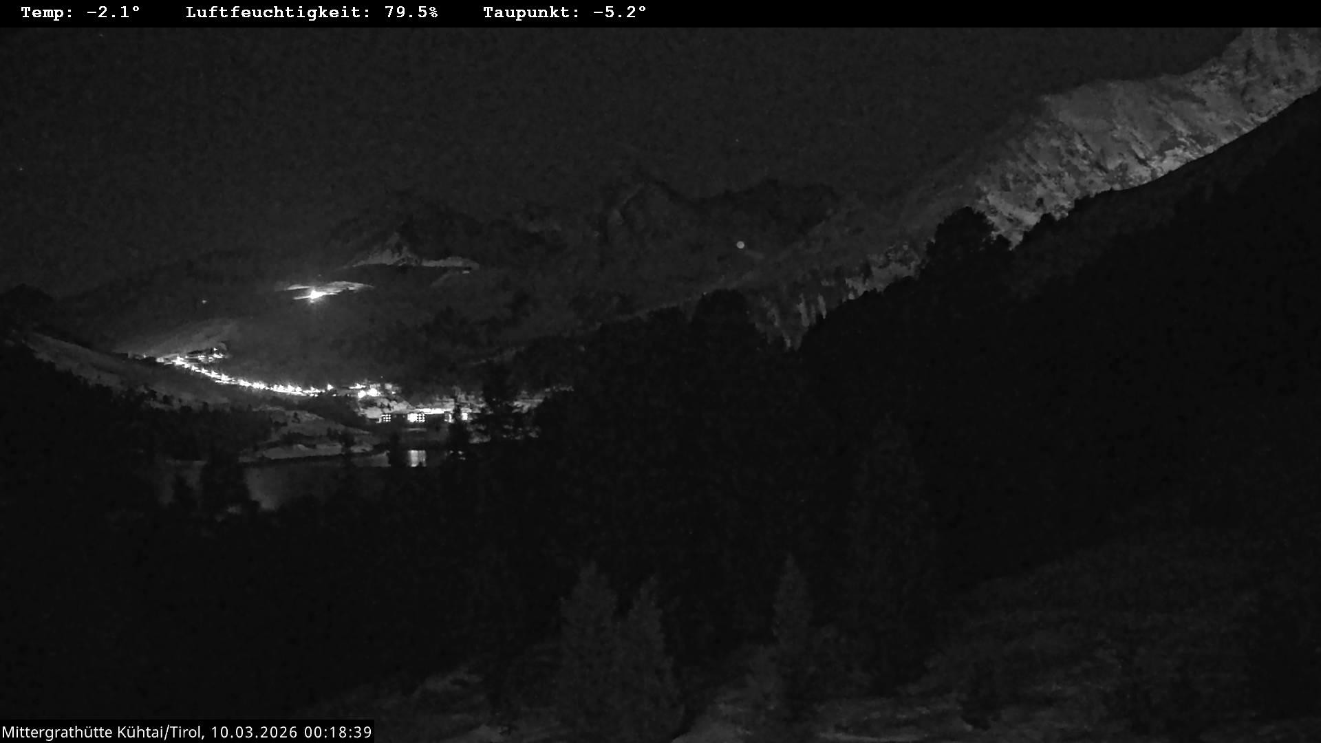 Archiv Foto Webcam Mittergrathütte in Tirol