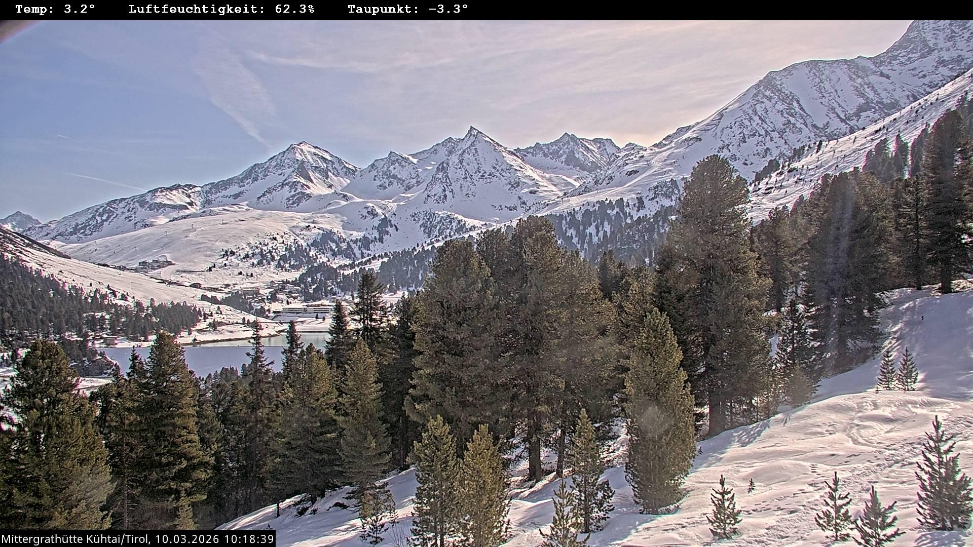 Archiv Foto Webcam Mittergrathütte in Tirol