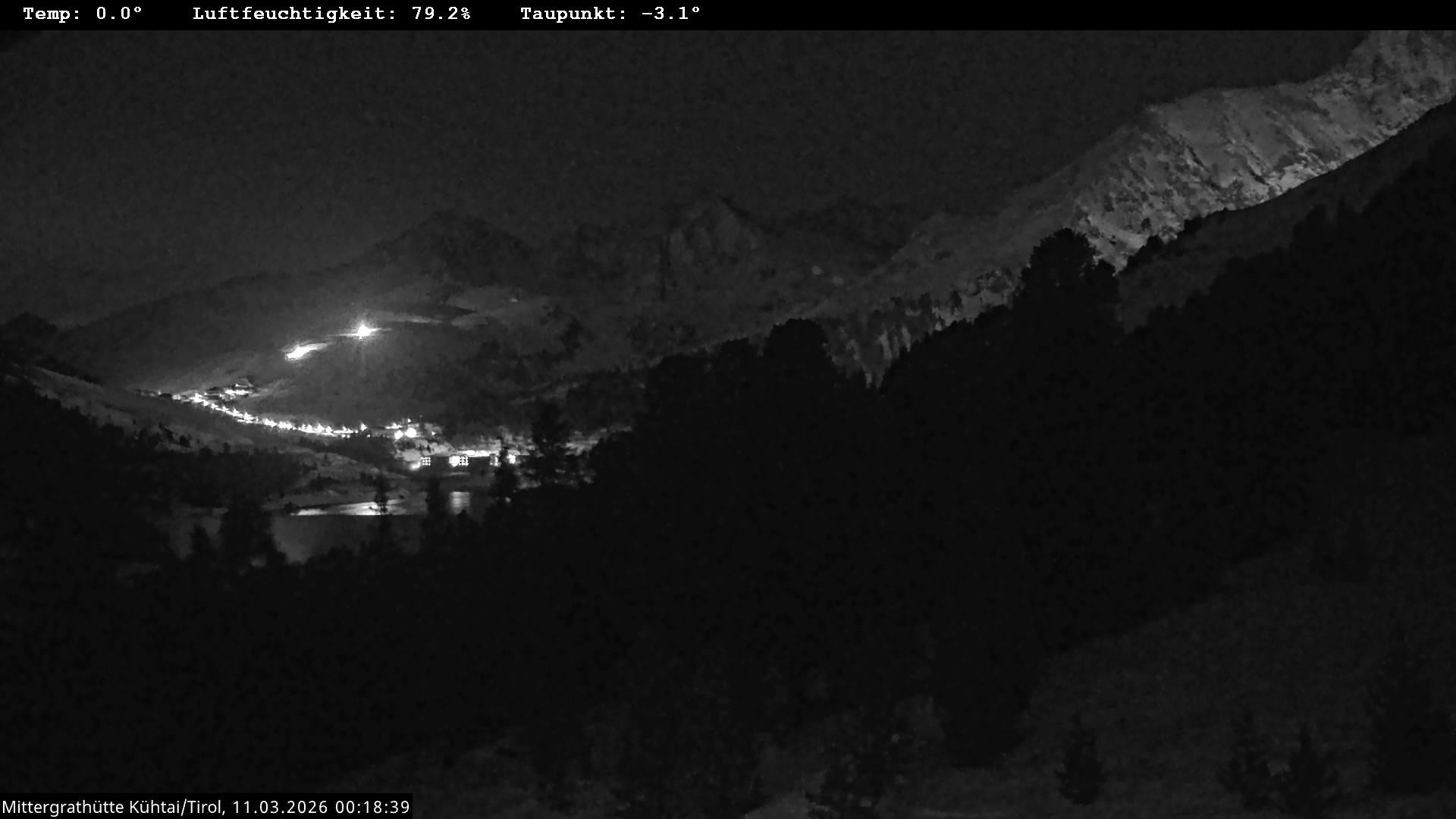 Archiv Foto Webcam Mittergrathütte in Tirol