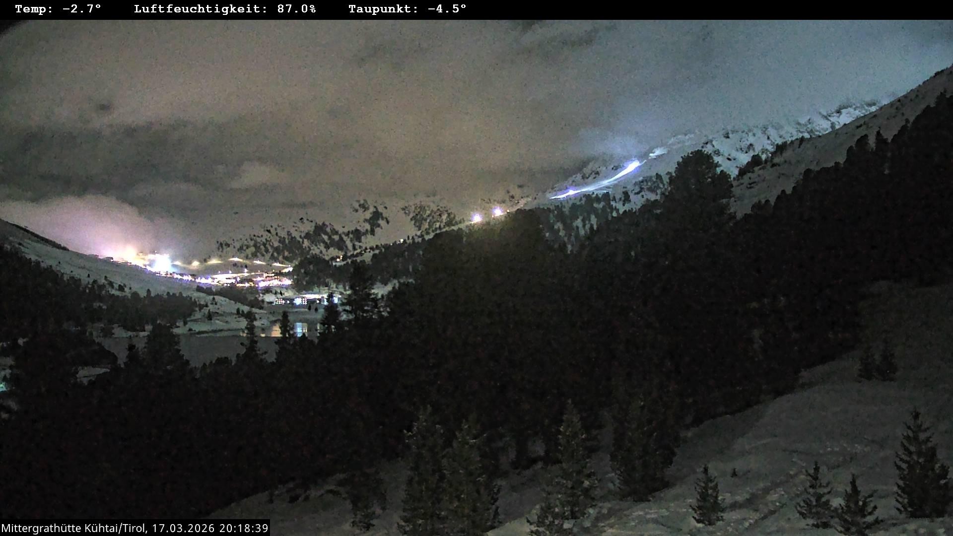 Archiv Foto Webcam Mittergrathütte in Tirol