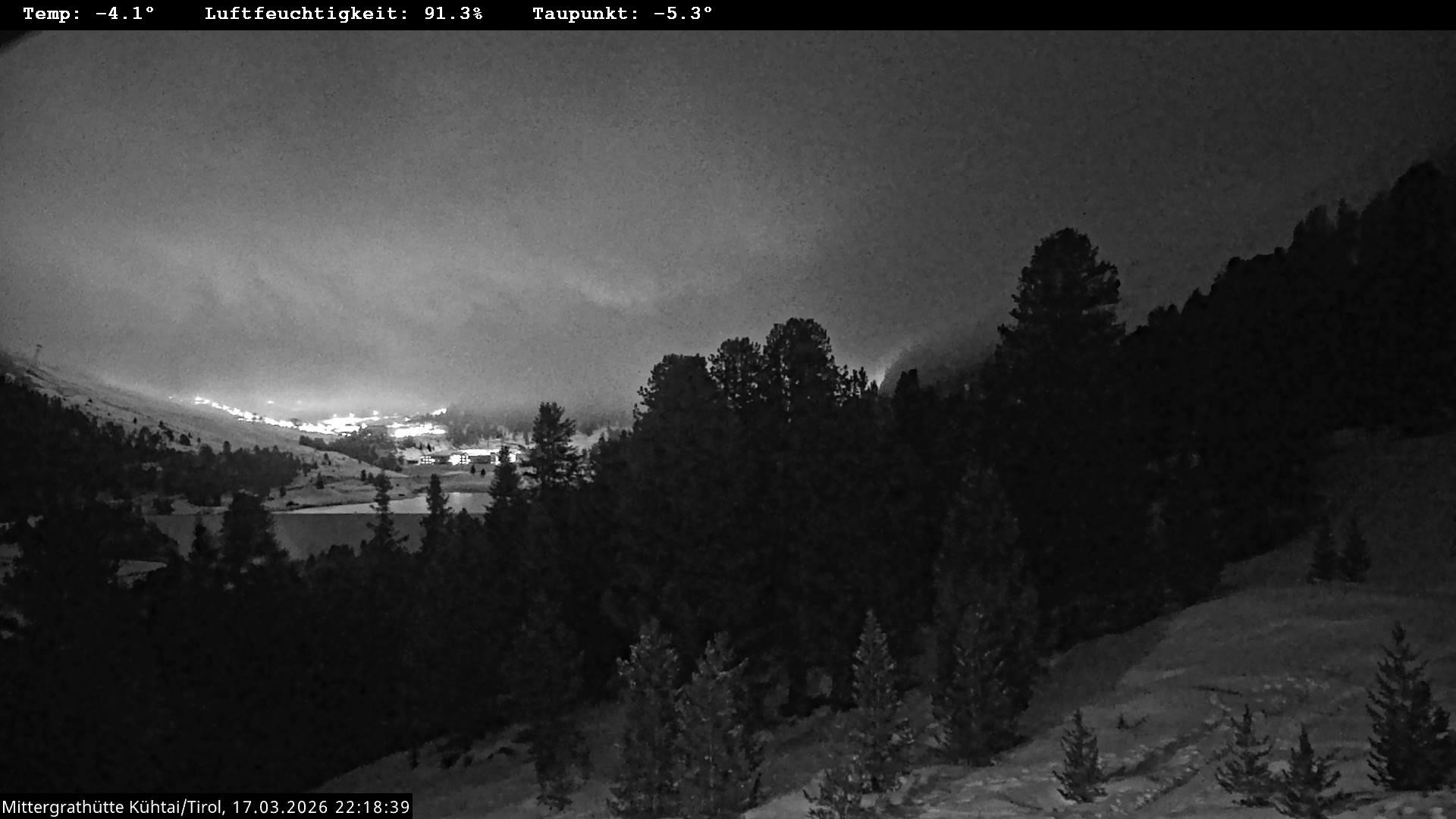 Archived image Webcam Mountain hut "Mittergrathütte", Tyrol