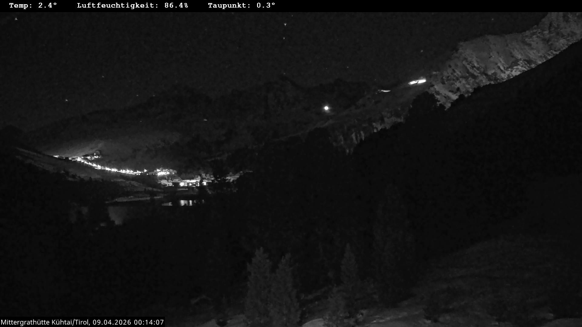 Archiv Foto Webcam Mittergrathütte in Tirol