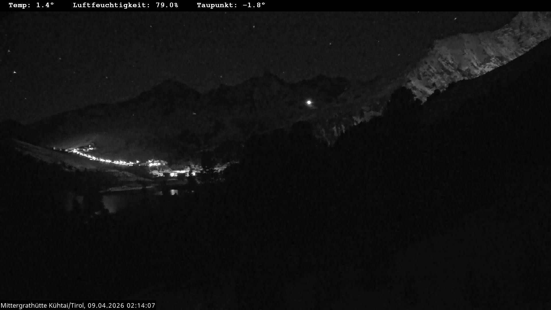 Archiv Foto Webcam Mittergrathütte in Tirol