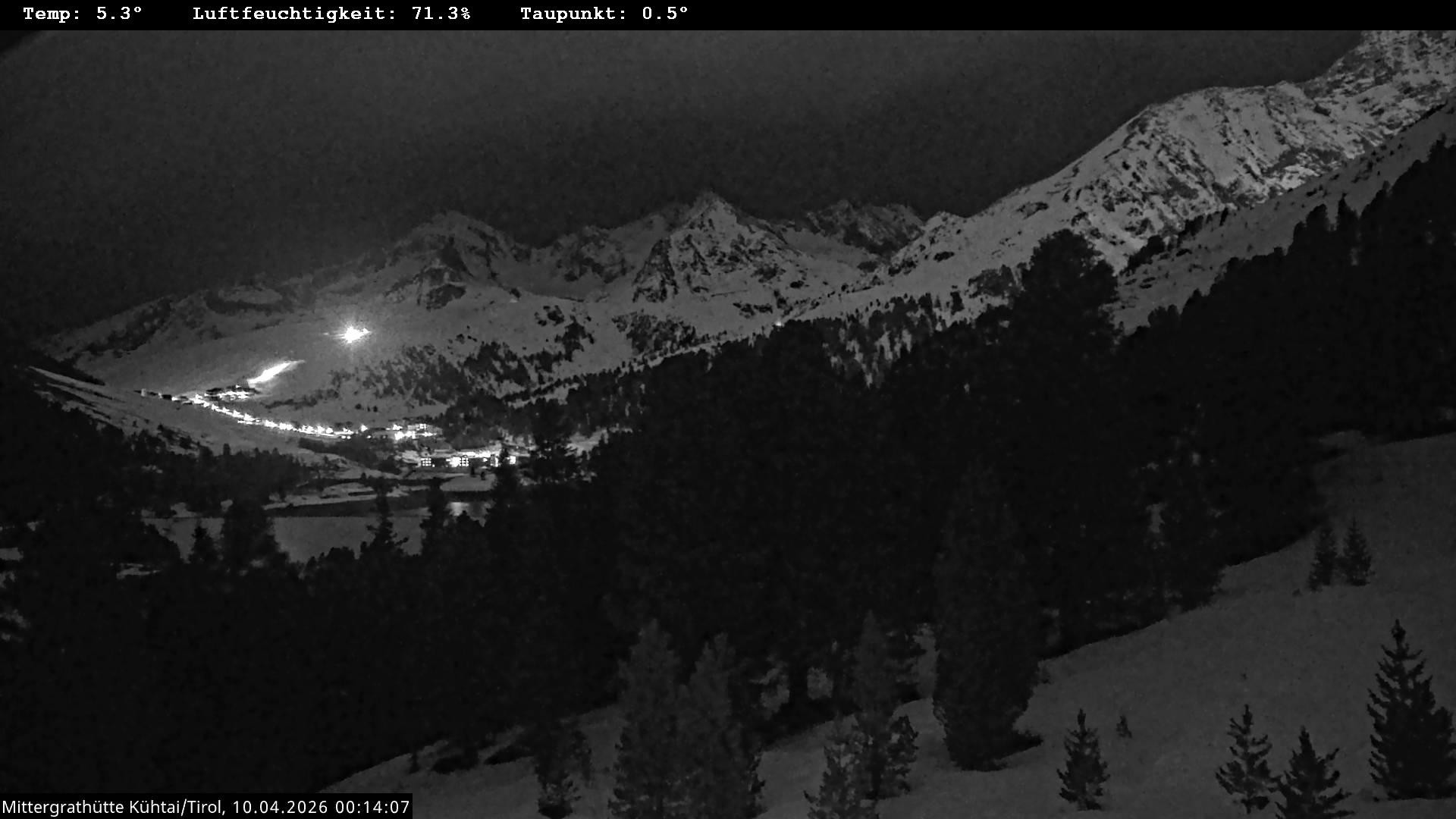 Archiv Foto Webcam Mittergrathütte in Tirol