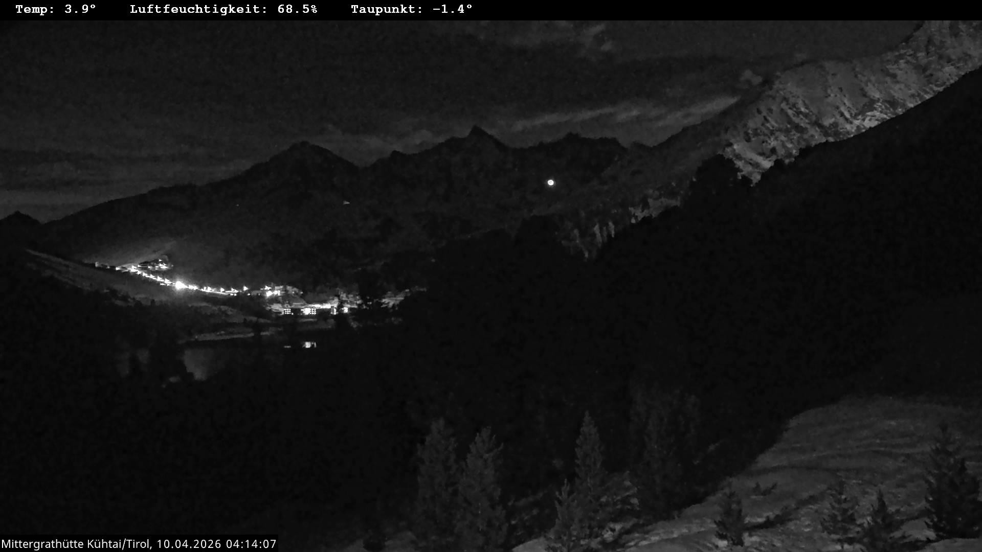 Archiv Foto Webcam Mittergrathütte in Tirol