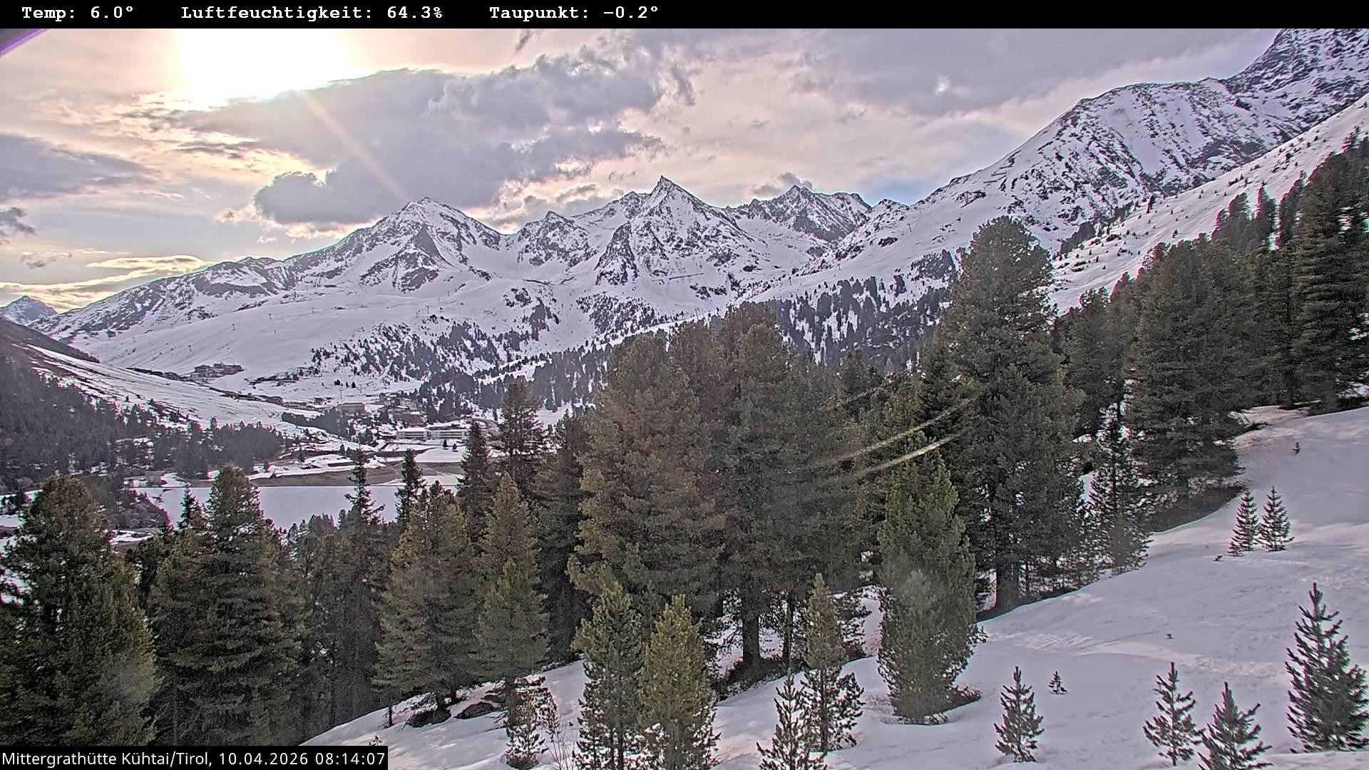 Archiv Foto Webcam Mittergrathütte in Tirol