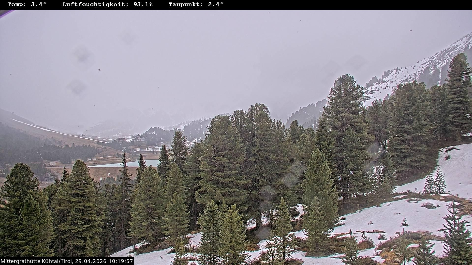 Archiv Foto Webcam Mittergrathütte in Tirol