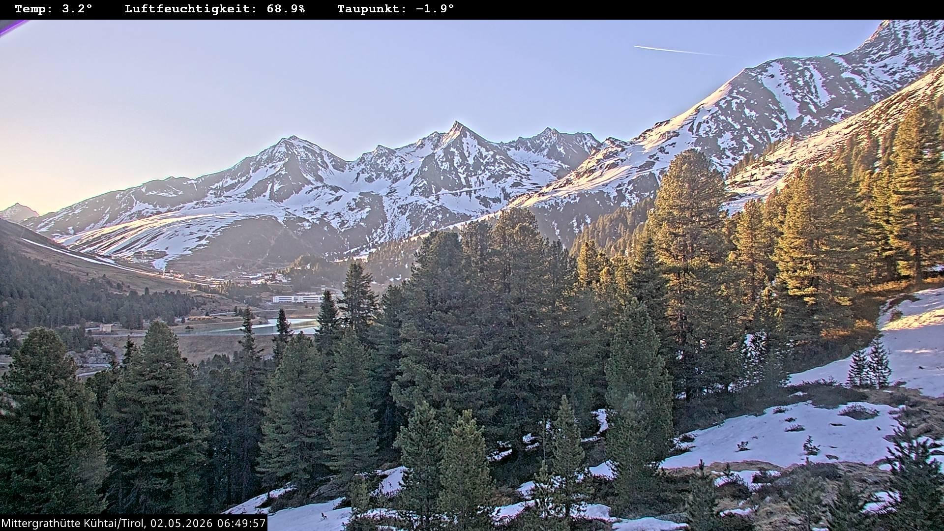 Archiv Foto Webcam Mittergrathütte in Tirol