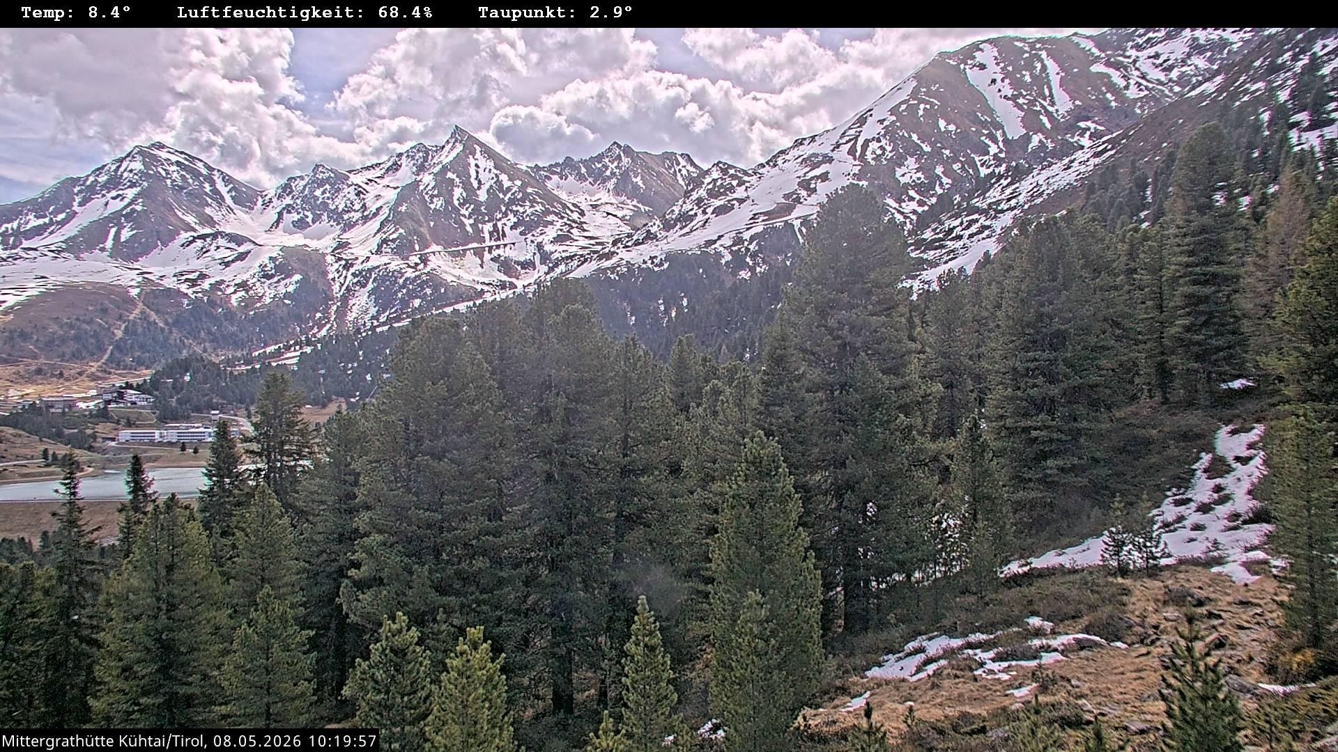 Archiv Foto Webcam Mittergrathütte in Tirol