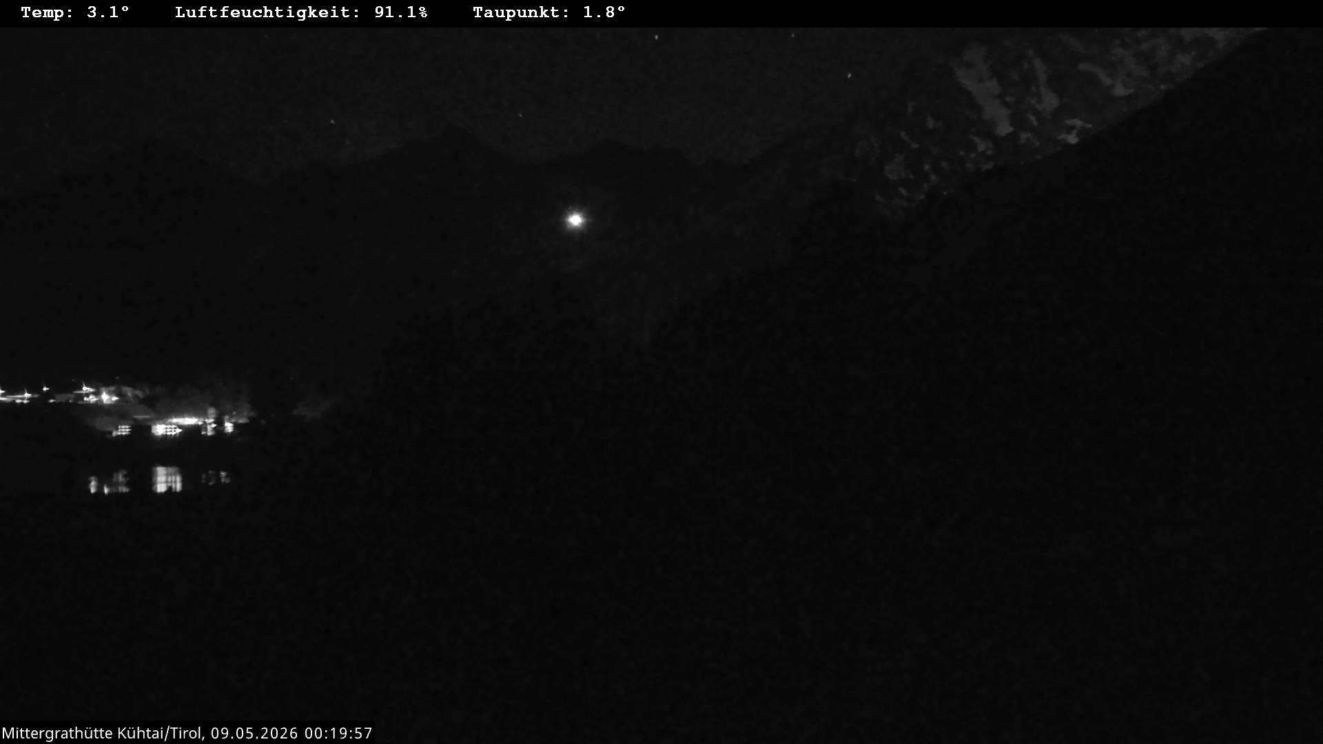 Archiv Foto Webcam Mittergrathütte in Tirol