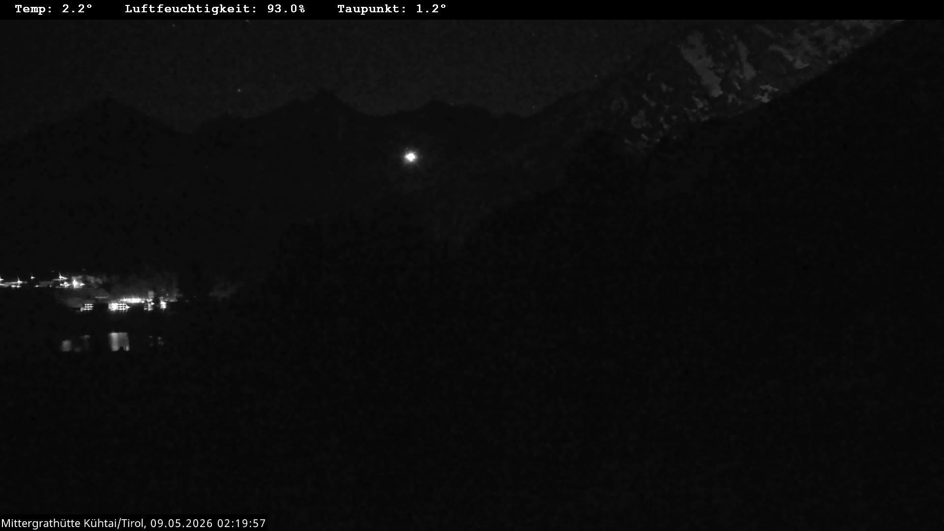 Archiv Foto Webcam Mittergrathütte in Tirol