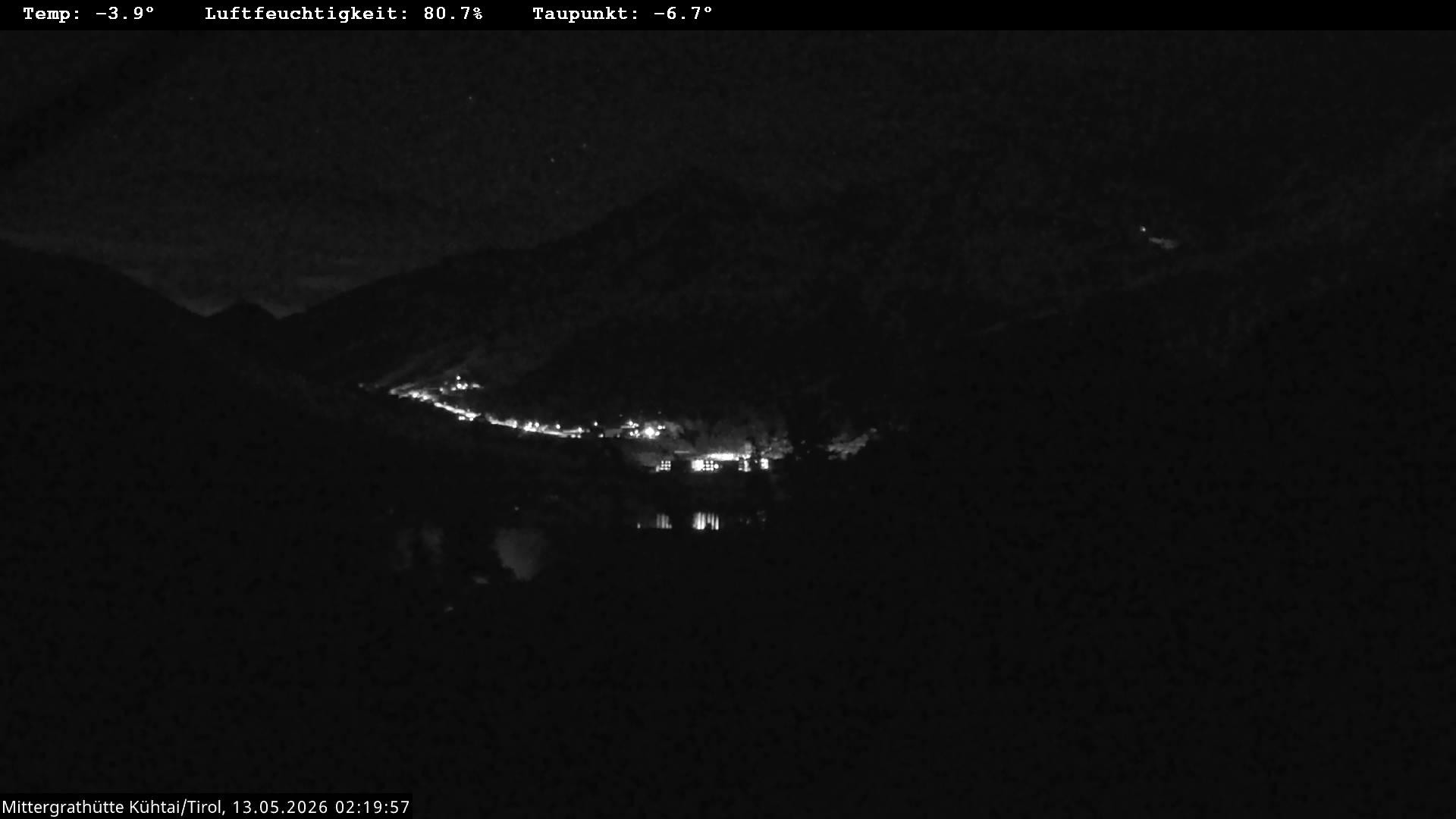 Archiv Foto Webcam Mittergrathütte in Tirol