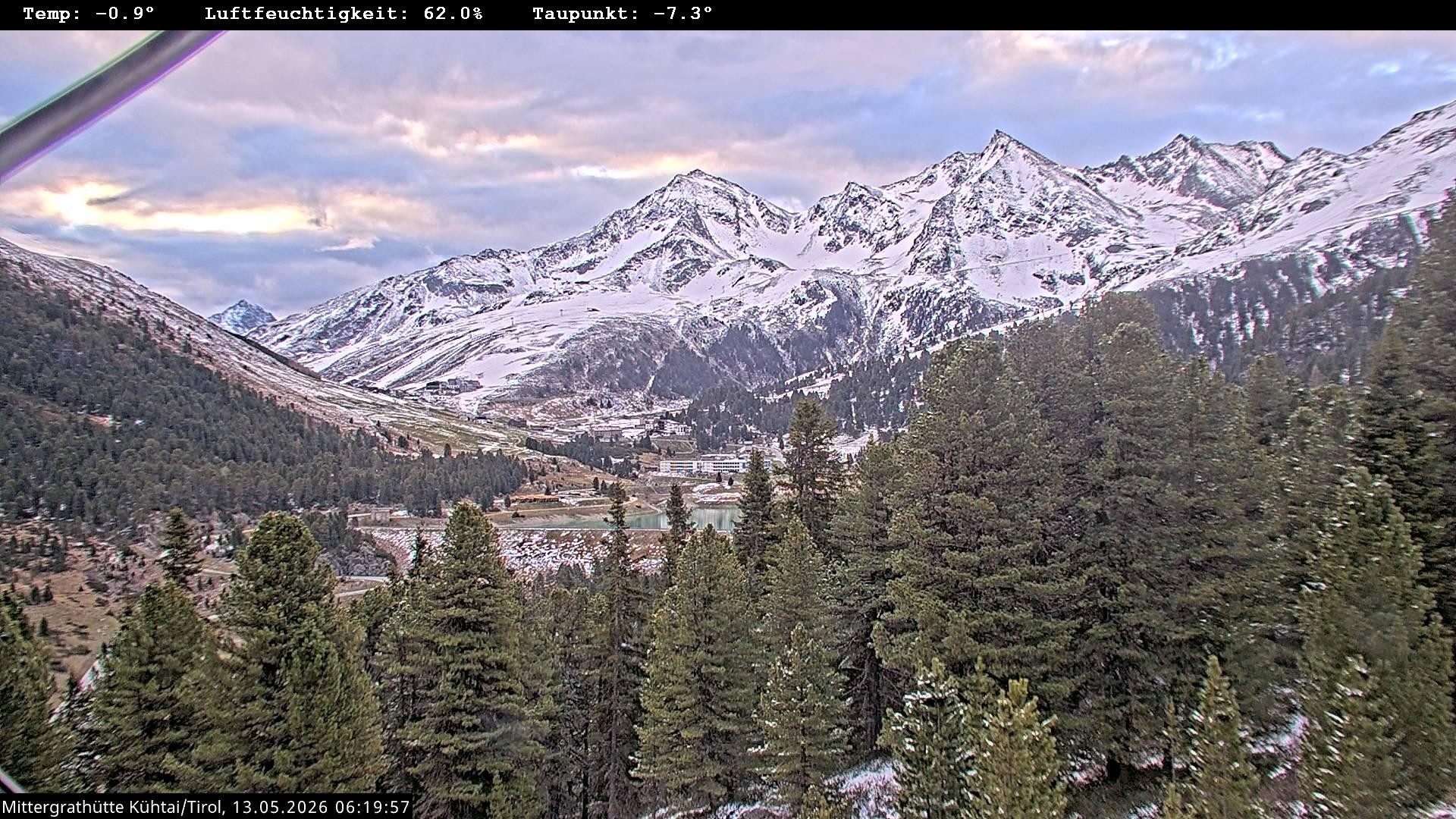 Archiv Foto Webcam Mittergrathütte in Tirol