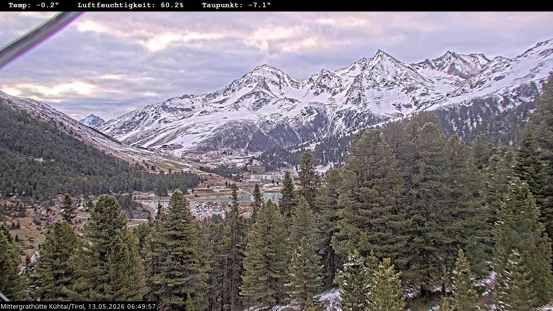 Archiv Foto Webcam Mittergrathütte in Tirol