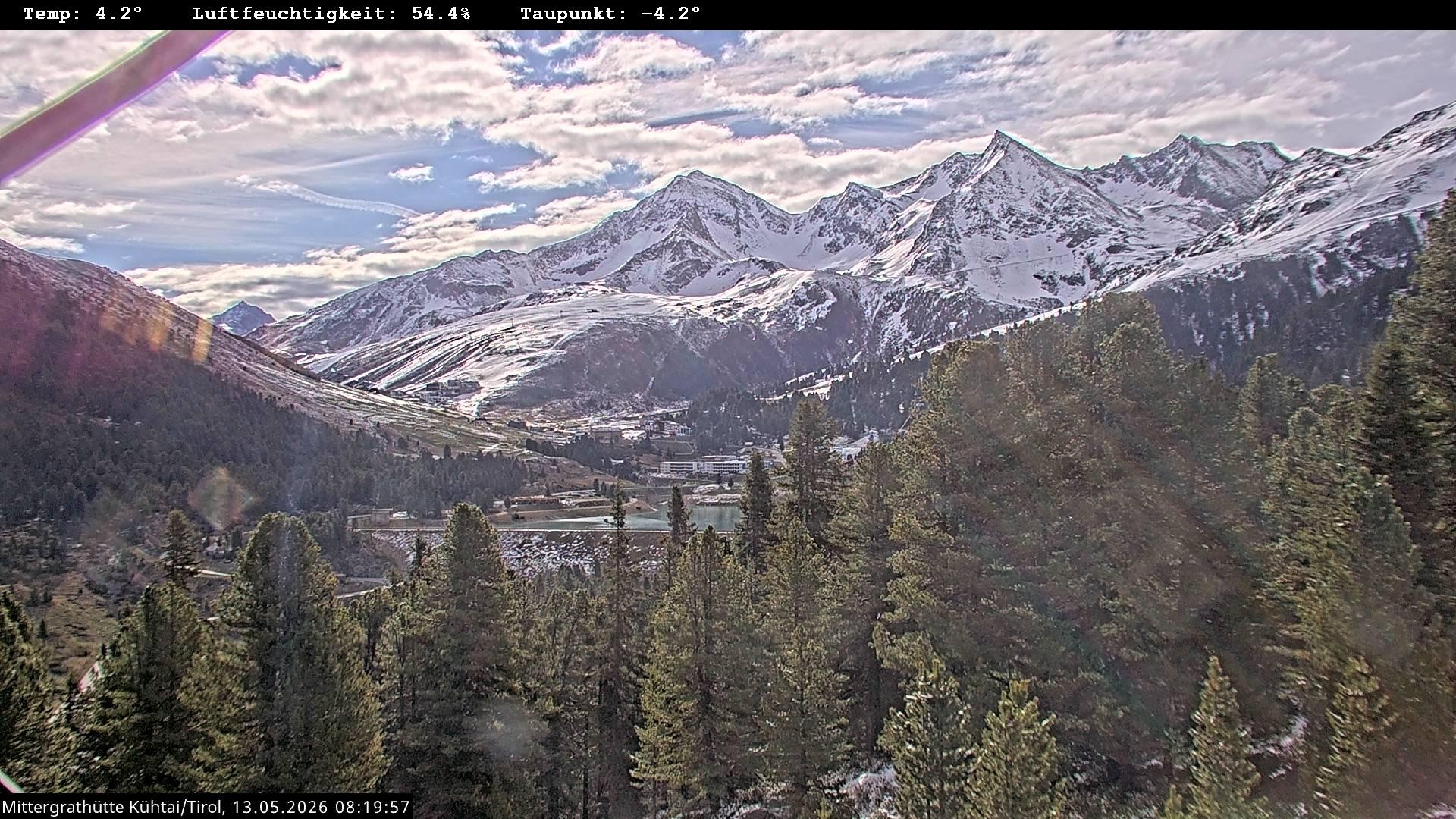 Archiv Foto Webcam Mittergrathütte in Tirol