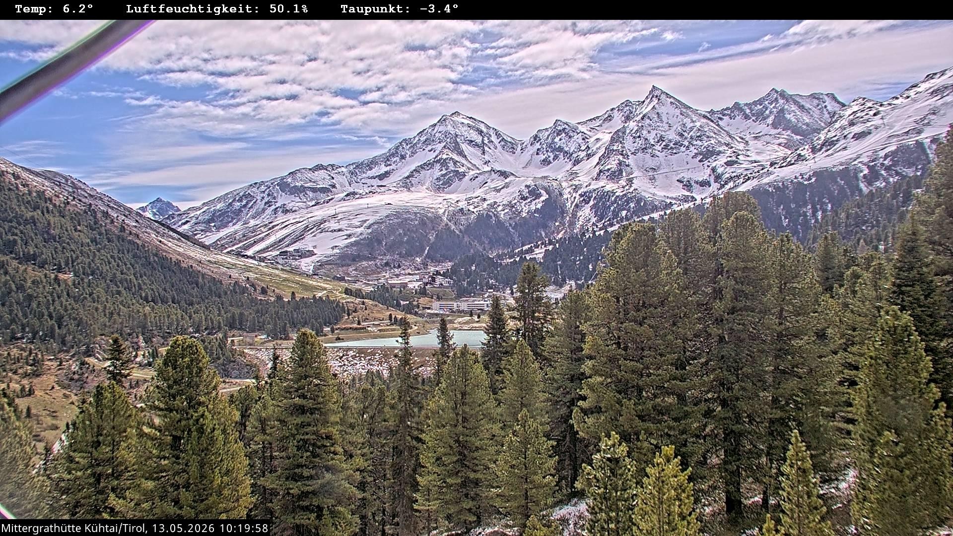 Archiv Foto Webcam Mittergrathütte in Tirol
