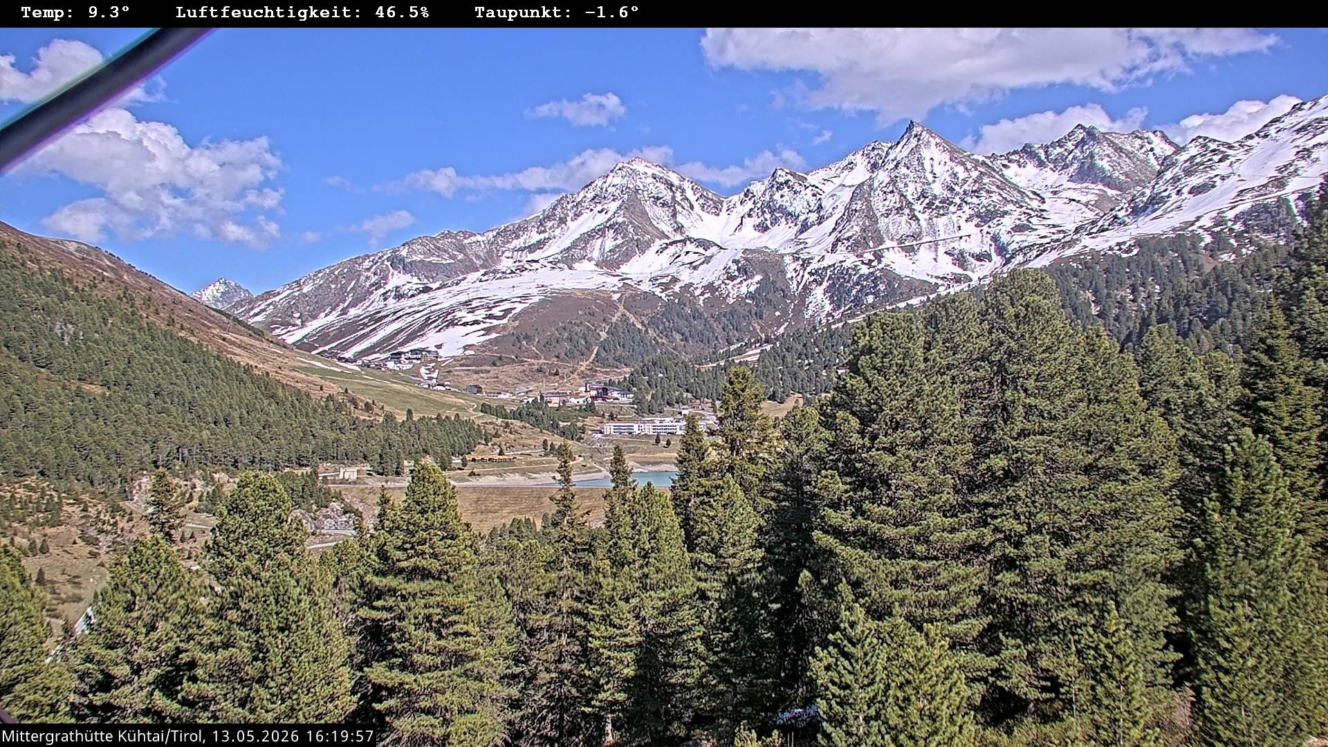 Archiv Foto Webcam Mittergrathütte in Tirol