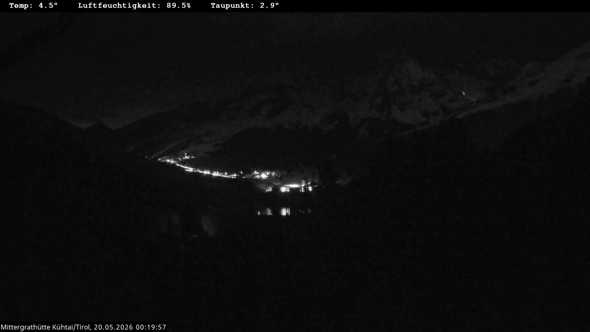 Archiv Foto Webcam Mittergrathütte in Tirol