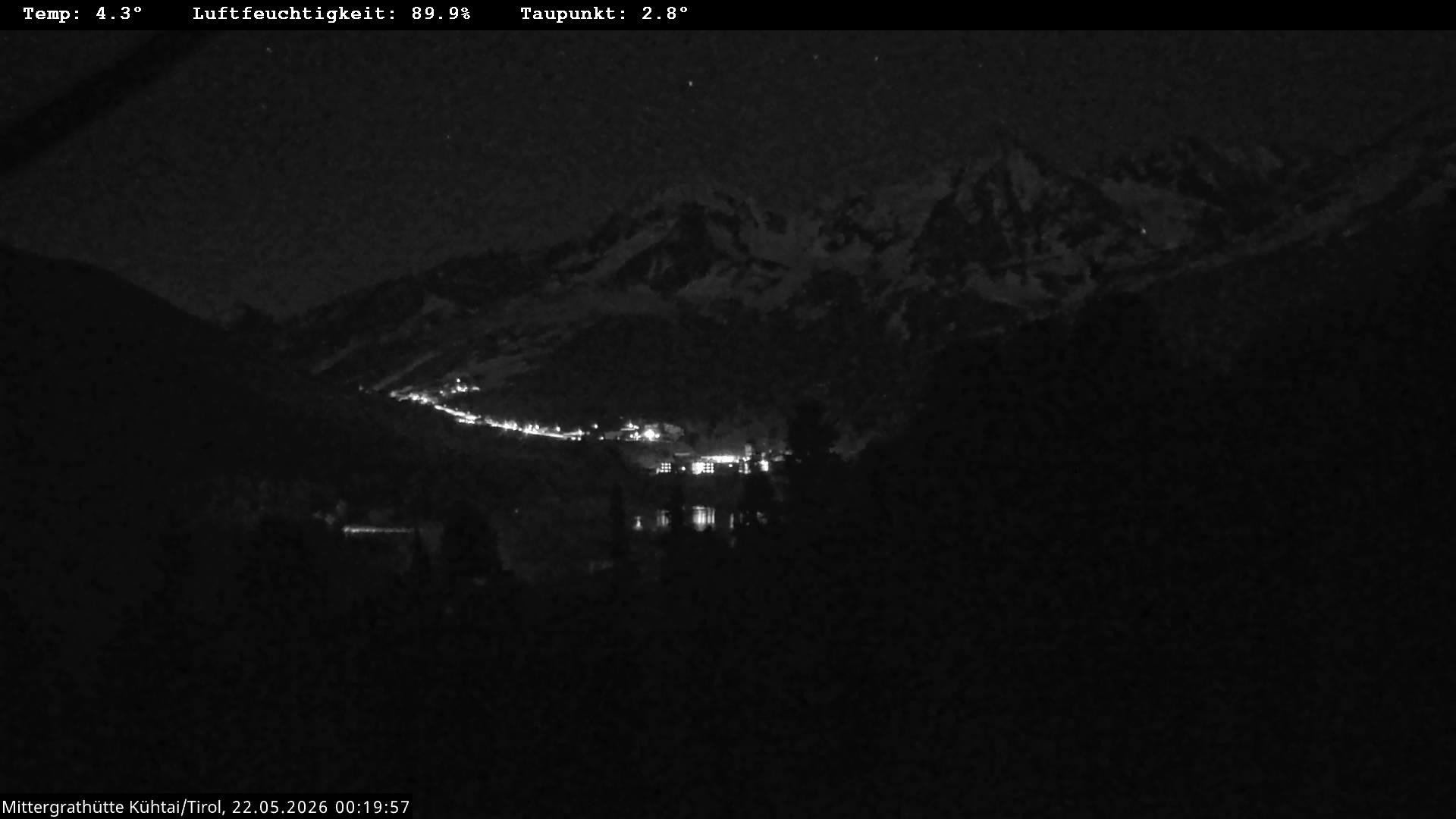 Archiv Foto Webcam Mittergrathütte in Tirol