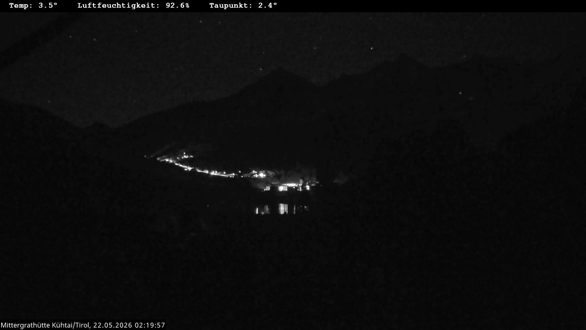 Archiv Foto Webcam Mittergrathütte in Tirol