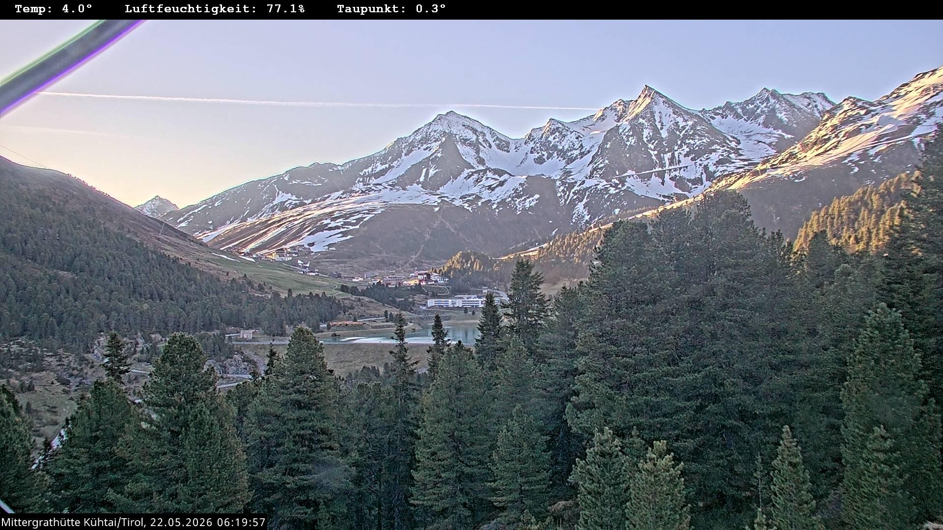 Archiv Foto Webcam Mittergrathütte in Tirol