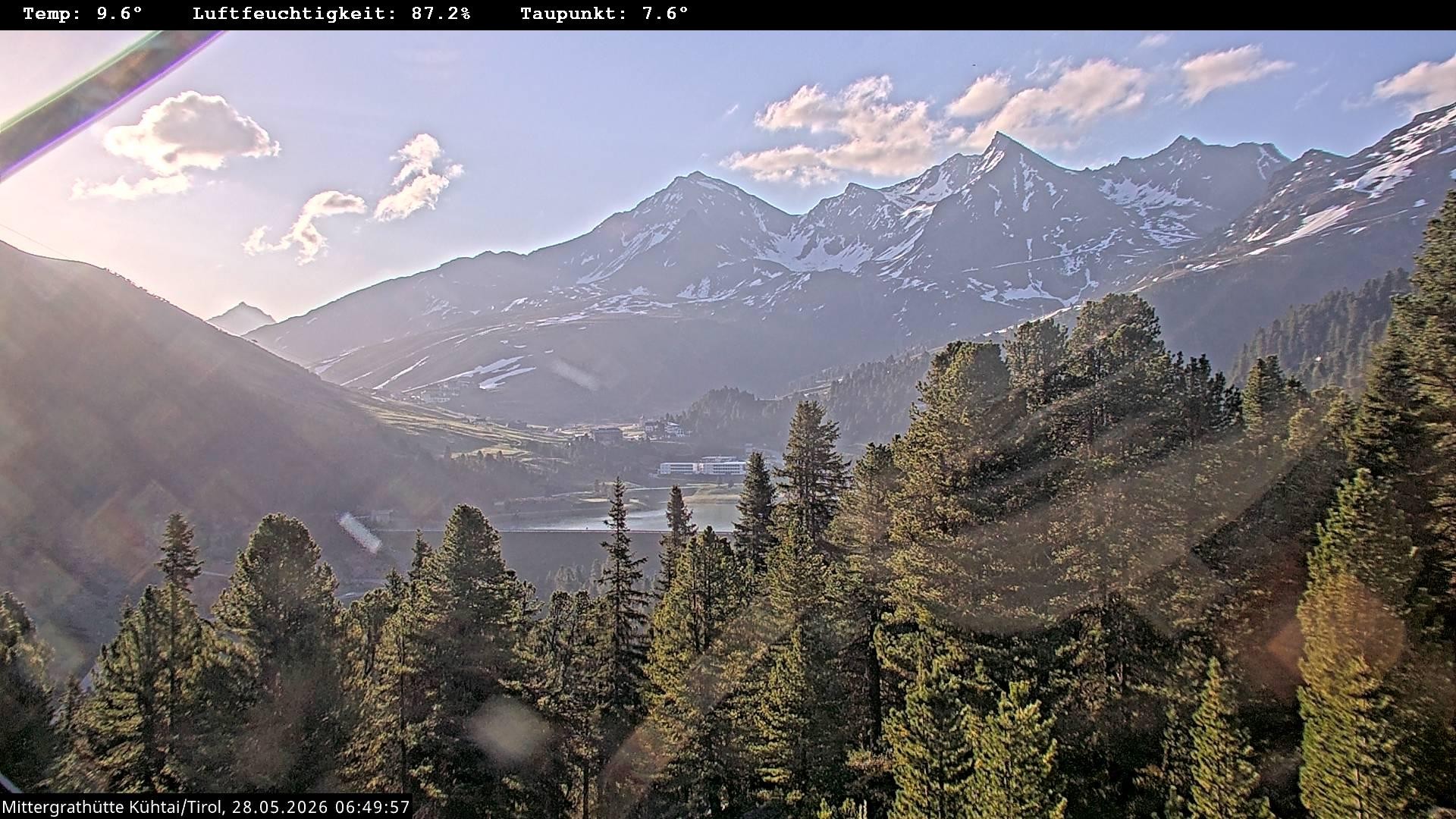 Archiv Foto Webcam Mittergrathütte in Tirol