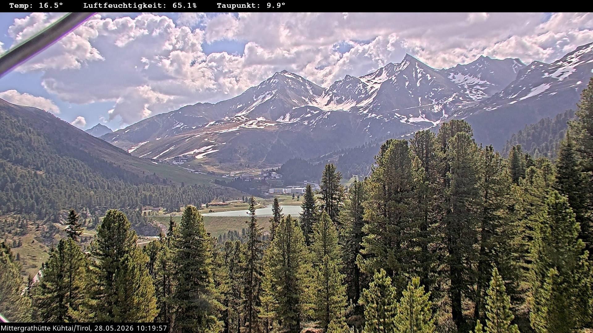 Archiv Foto Webcam Mittergrathütte in Tirol