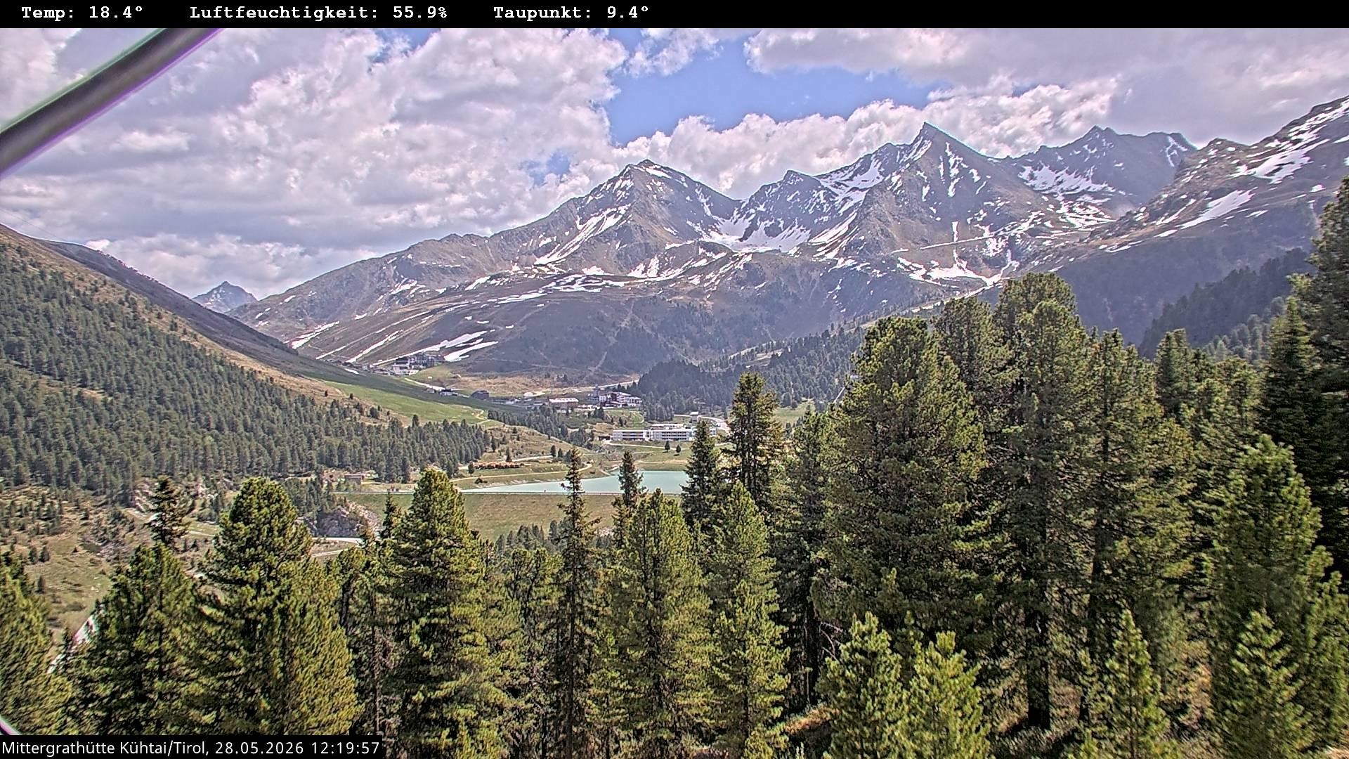 Archiv Foto Webcam Mittergrathütte in Tirol
