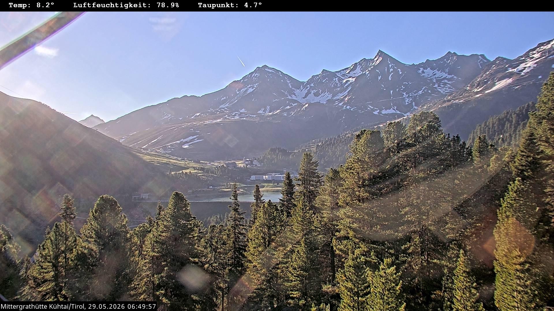 Archiv Foto Webcam Mittergrathütte in Tirol