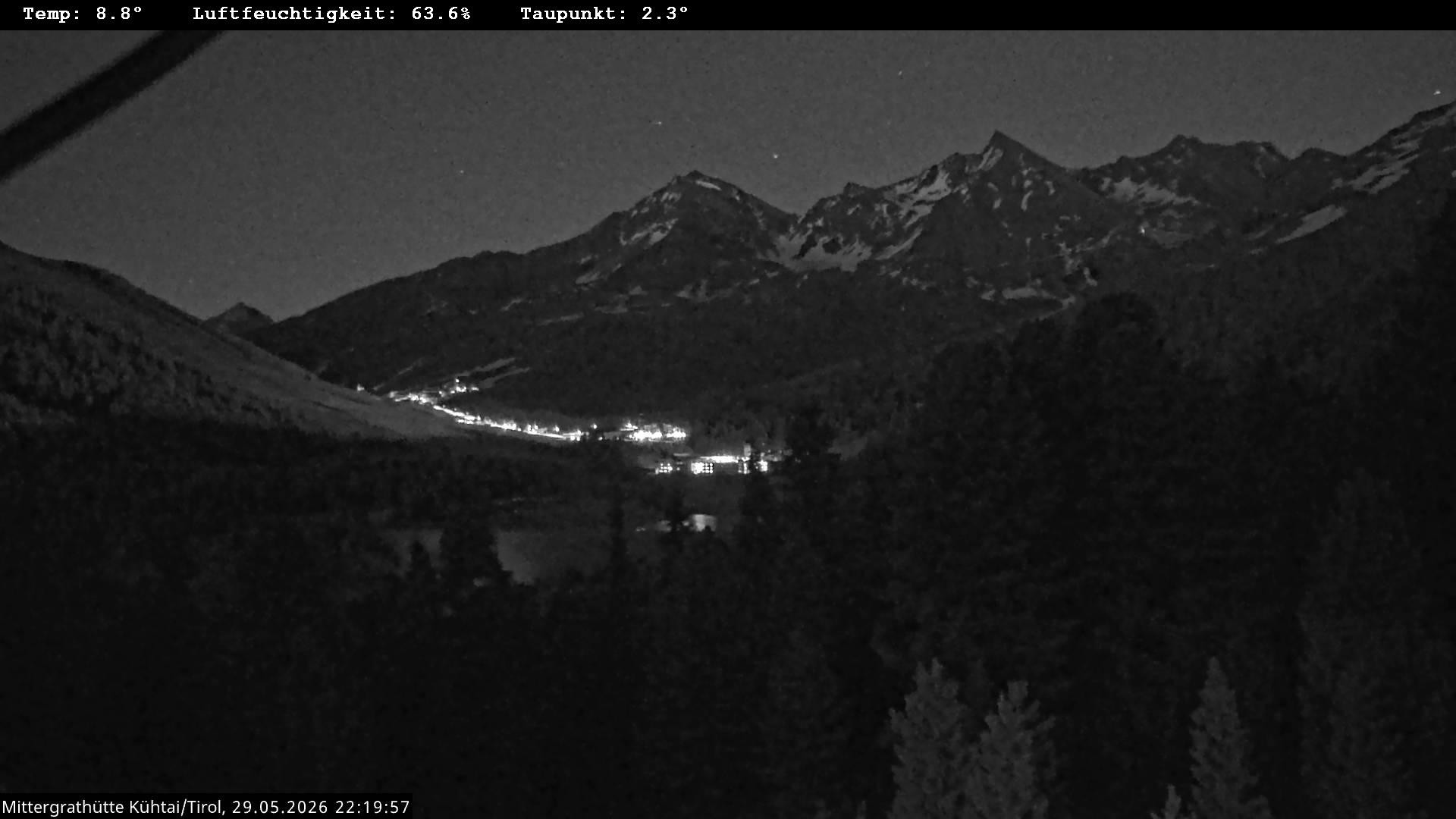 Archiv Foto Webcam Mittergrathütte in Tirol