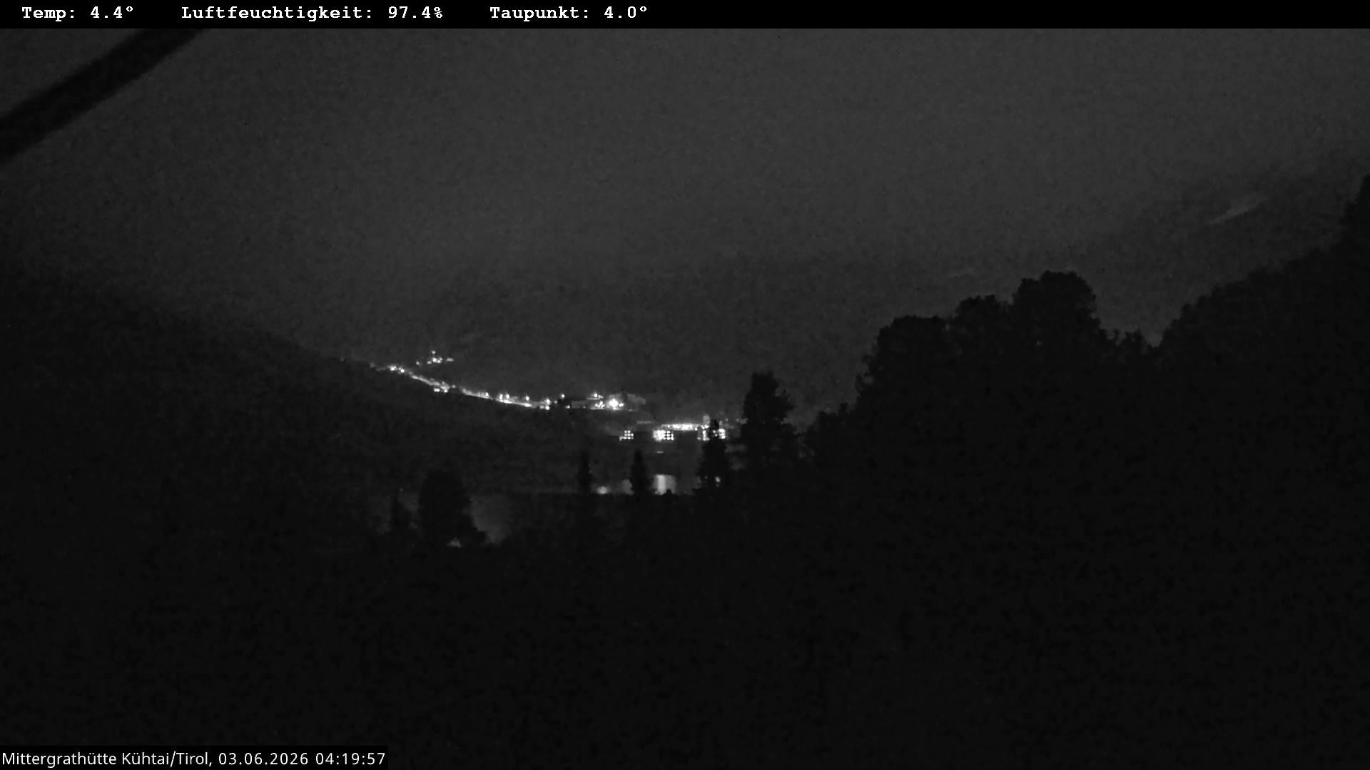 Archiv Foto Webcam Mittergrathütte in Tirol